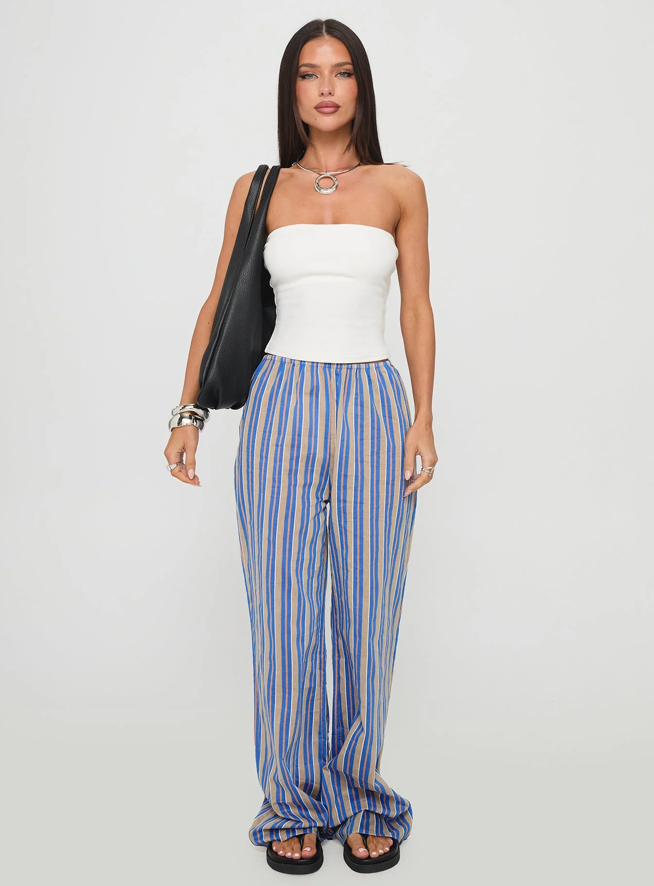 Limestone Pants Blue Multi - Image 6