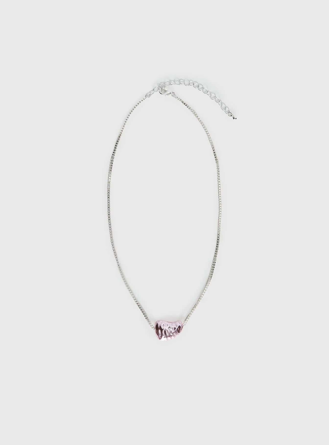 Living Large Pendant Necklace Pink - Image 2
