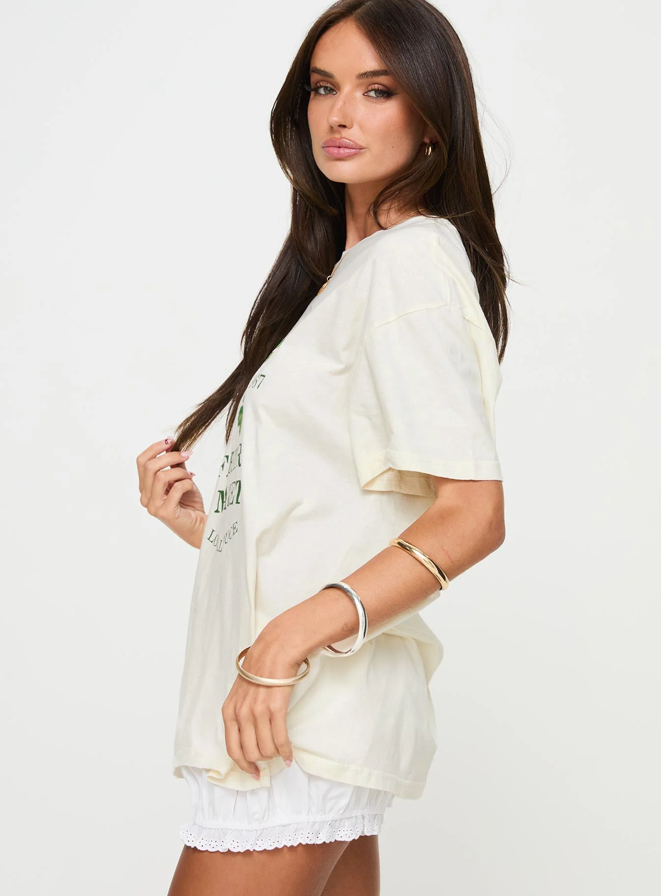 Local Produce Oversized Tee White - Image 4