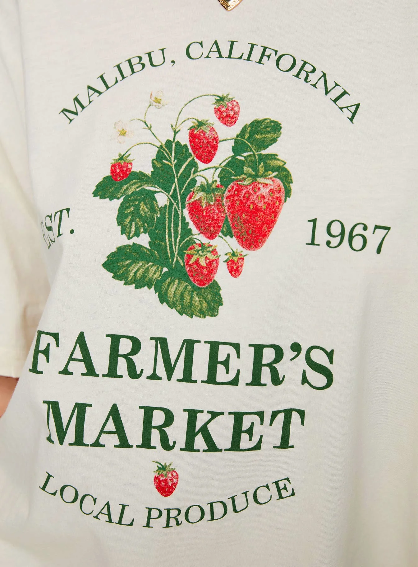 Local Produce Oversized Tee White - Image 6