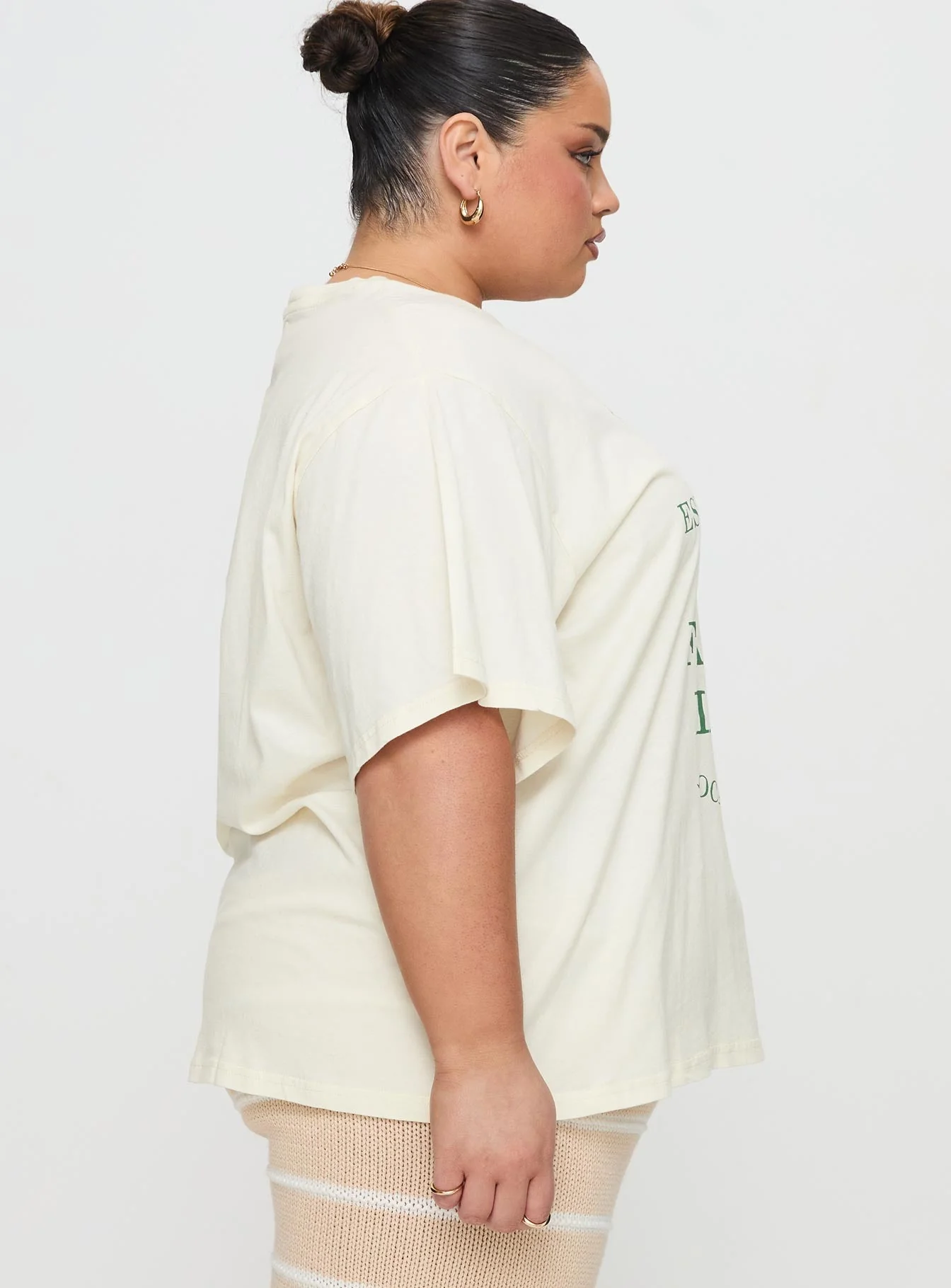 Local Produce Tee Cream Curve - Image 4