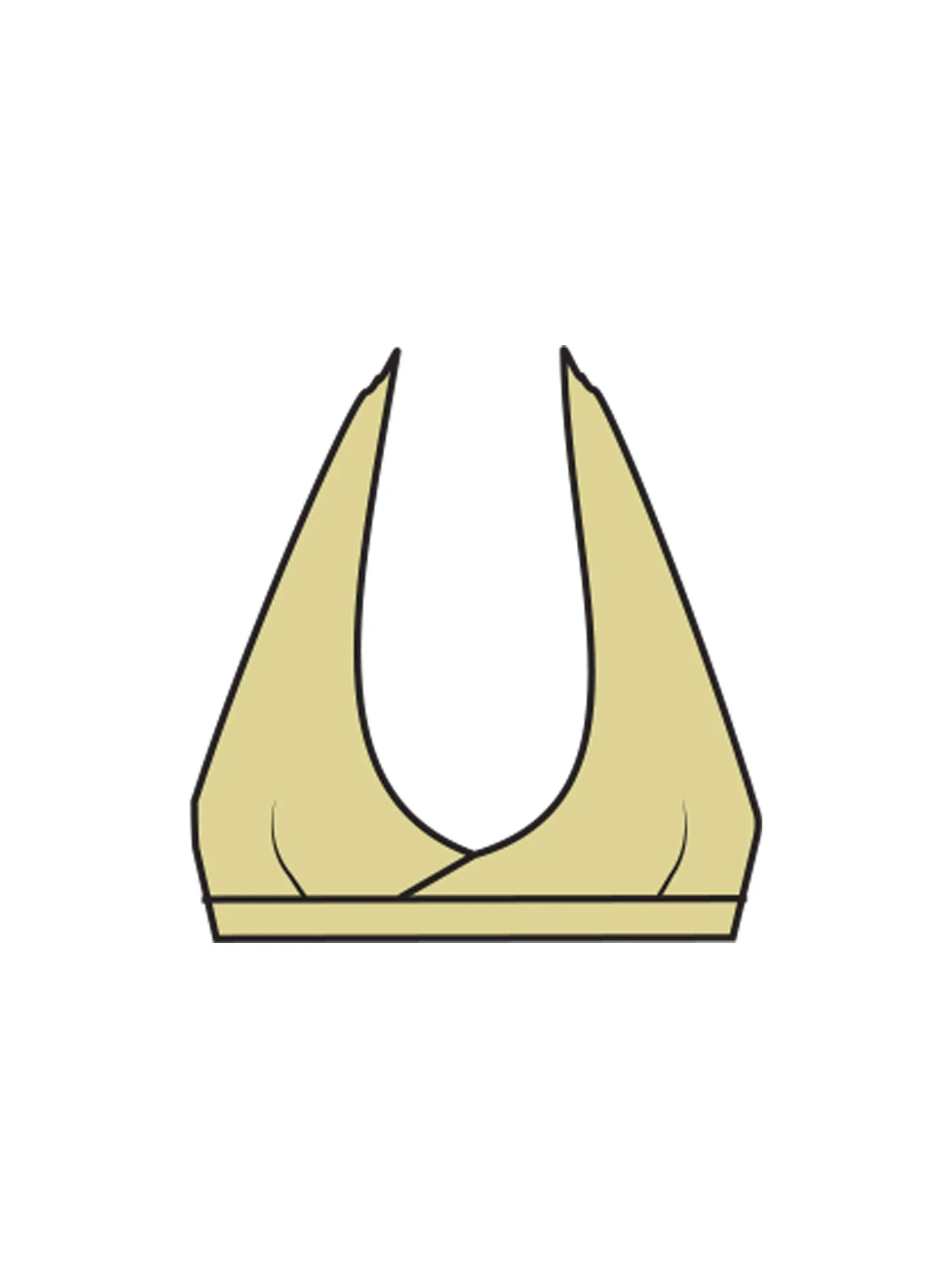 Lock In Active Halter Crop Top Lemongrass - Image 9