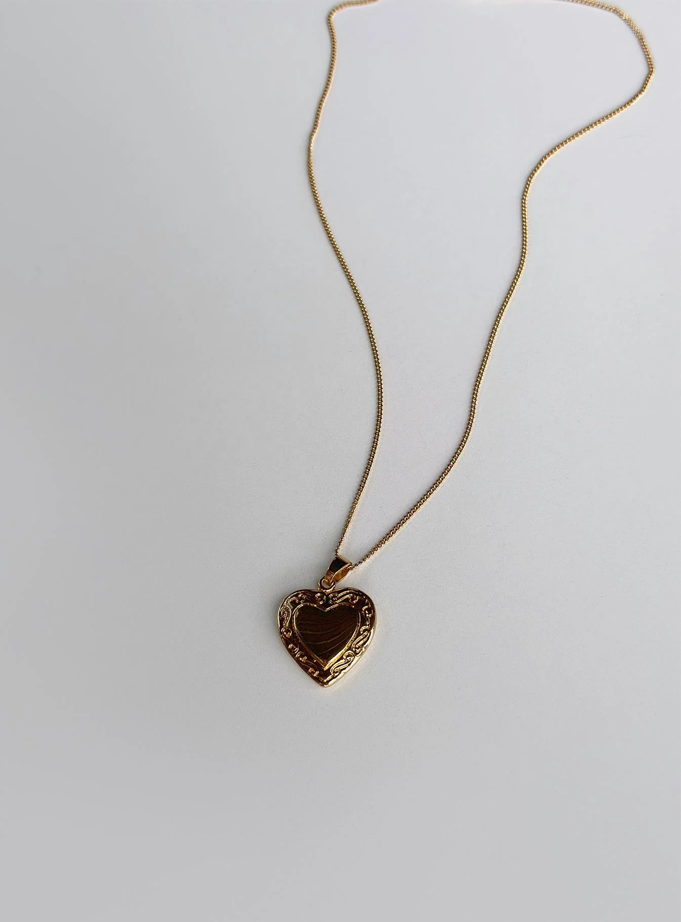 Lock It Up Gold Plated Necklace Gold - Image 2