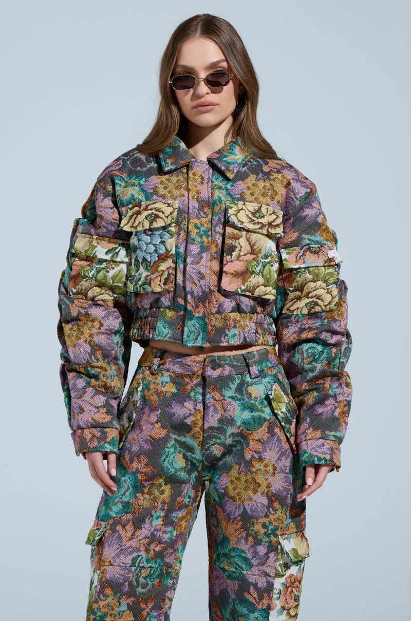 LOGAN SQUARE JACQUARD BOMBER - Image 2