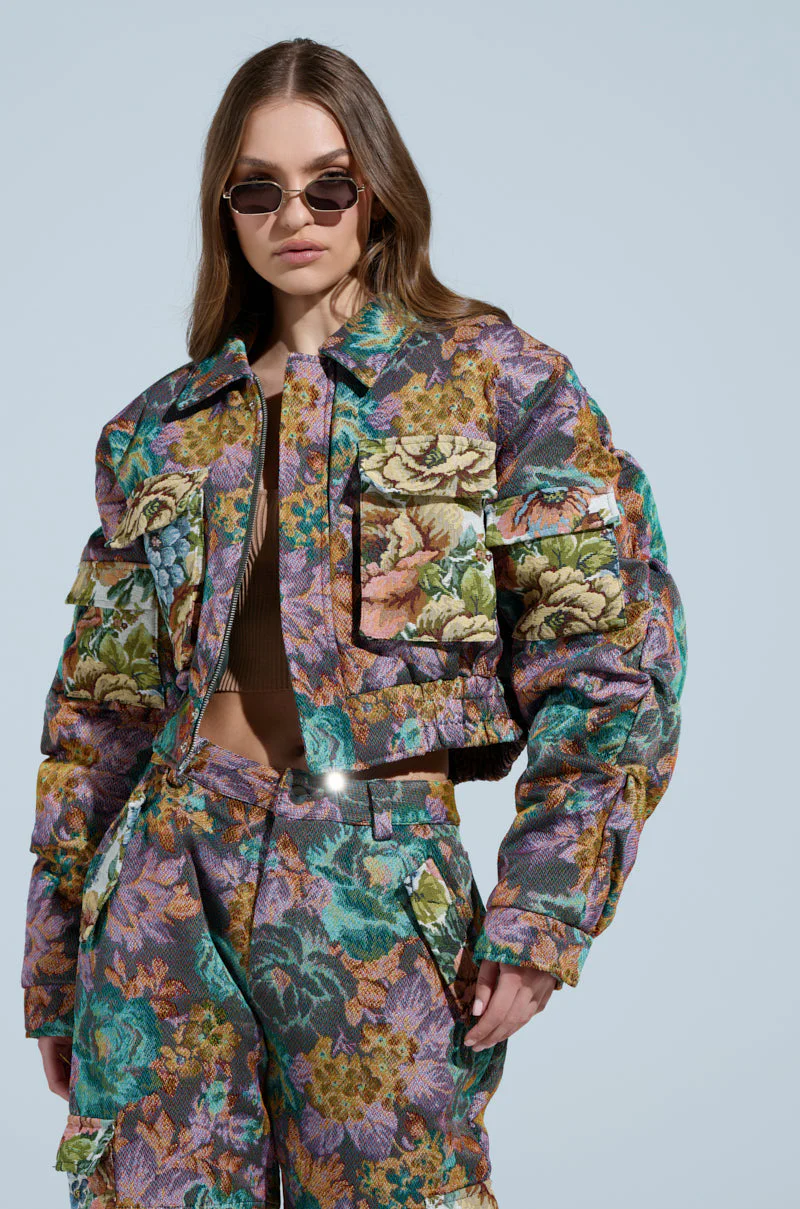 LOGAN SQUARE JACQUARD BOMBER - Image 3
