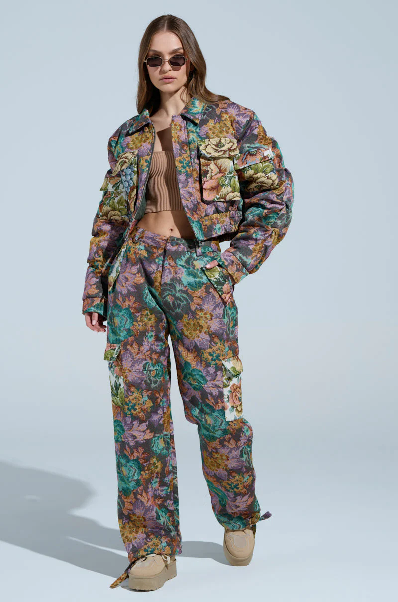 LOGAN SQUARE JACQUARD CARGO PANT - Image 12
