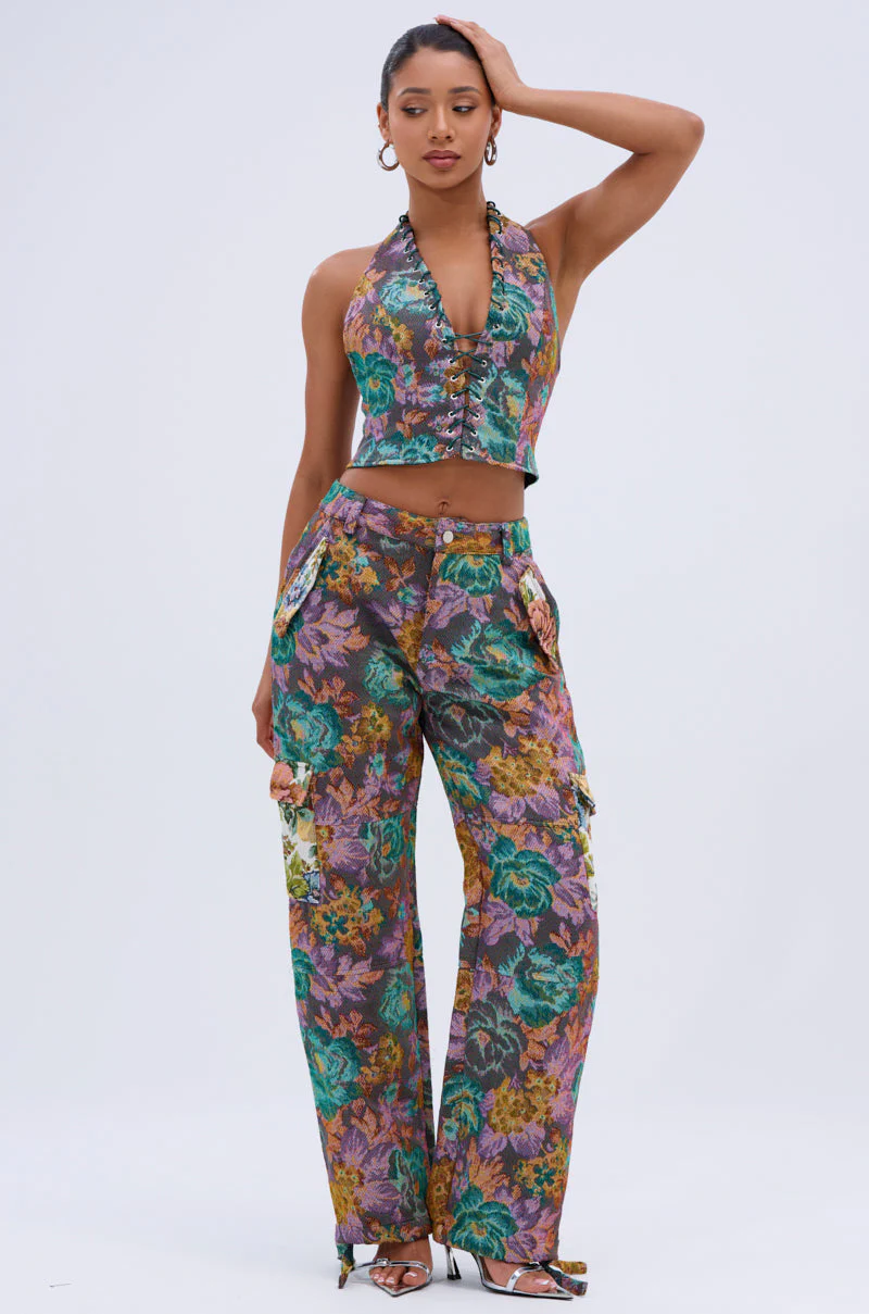 LOGAN SQUARE JACQUARD CARGO PANT - Image 2