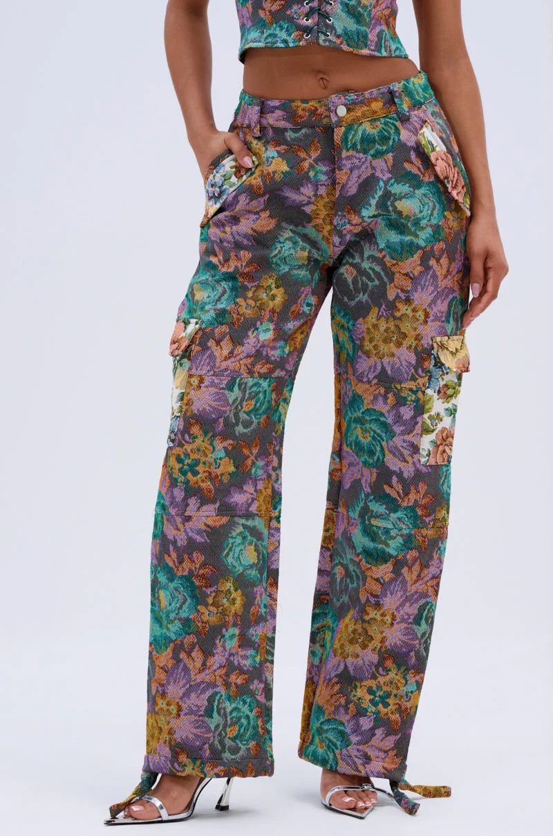 LOGAN SQUARE JACQUARD CARGO PANT - Image 3