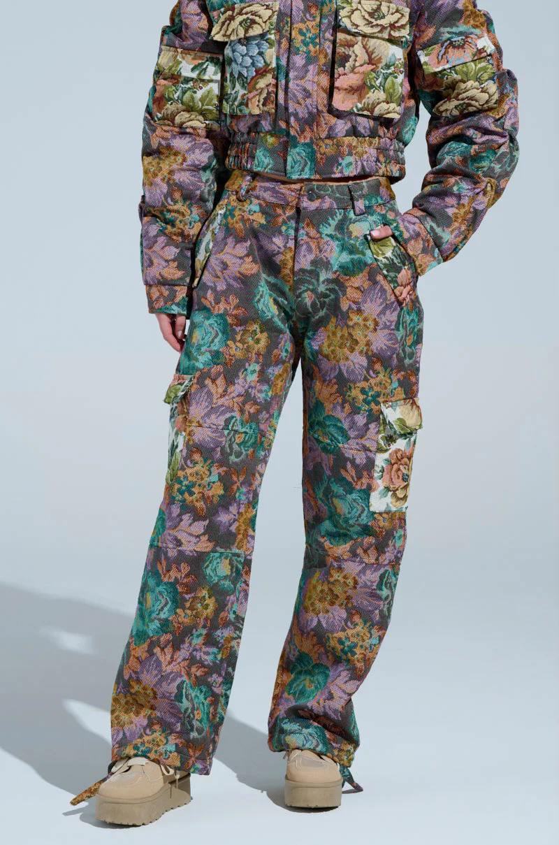 LOGAN SQUARE JACQUARD CARGO PANT - Image 9