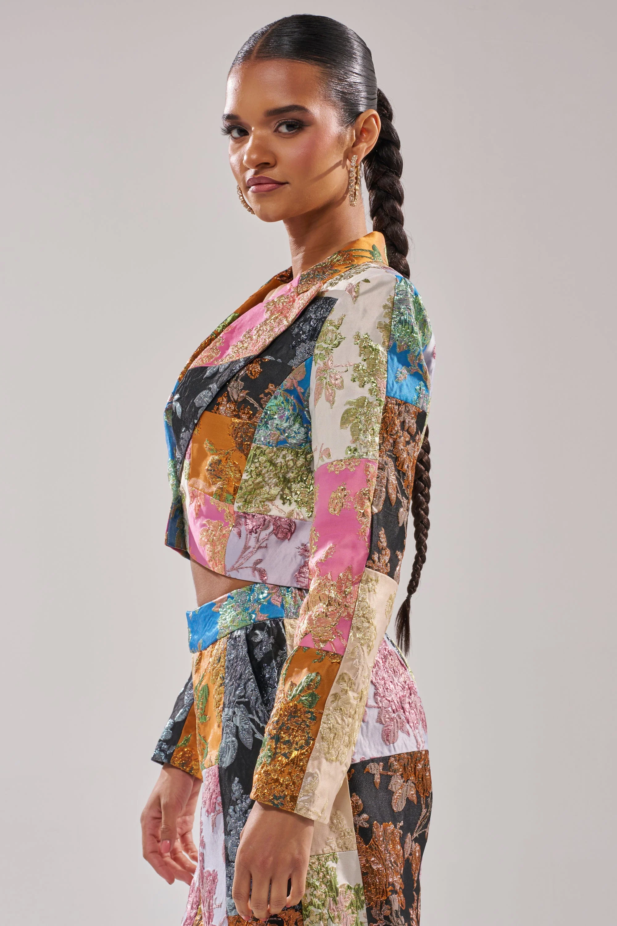 LOLITA PATCHWORK BROCADE BLAZER - Image 3