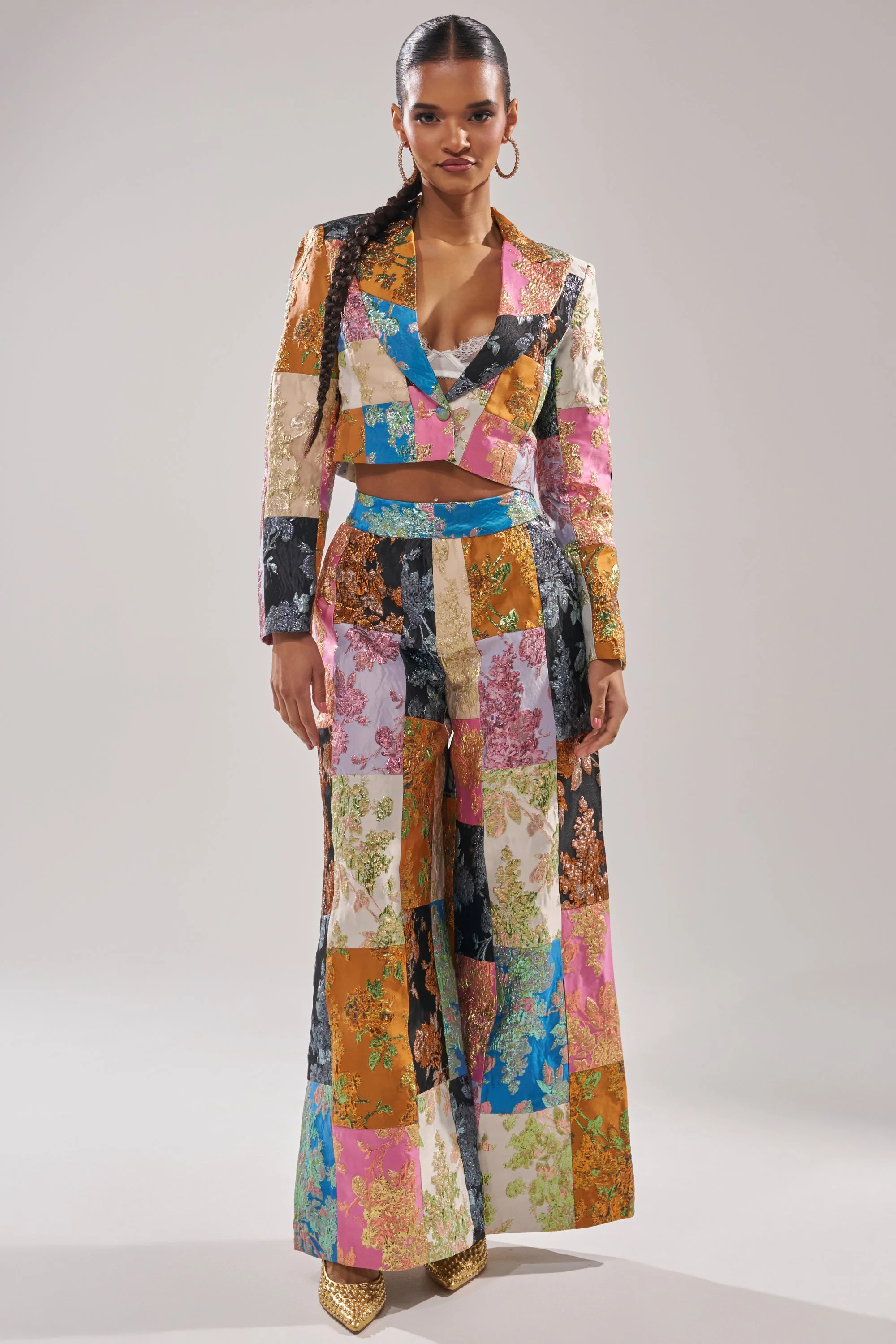 LOLITA PATCHWORK BROCADE BLAZER - Image 5