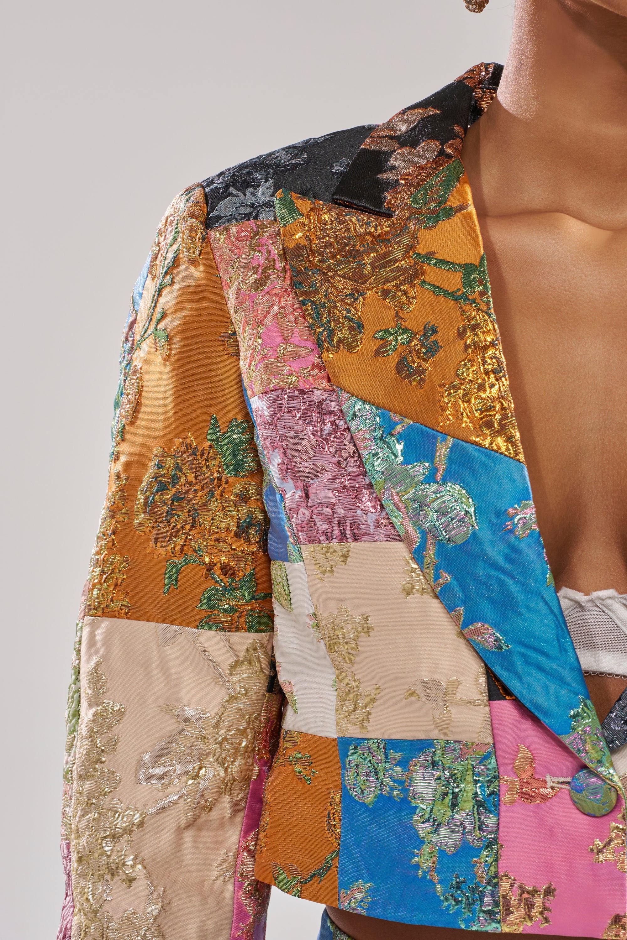 LOLITA PATCHWORK BROCADE BLAZER - Image 7