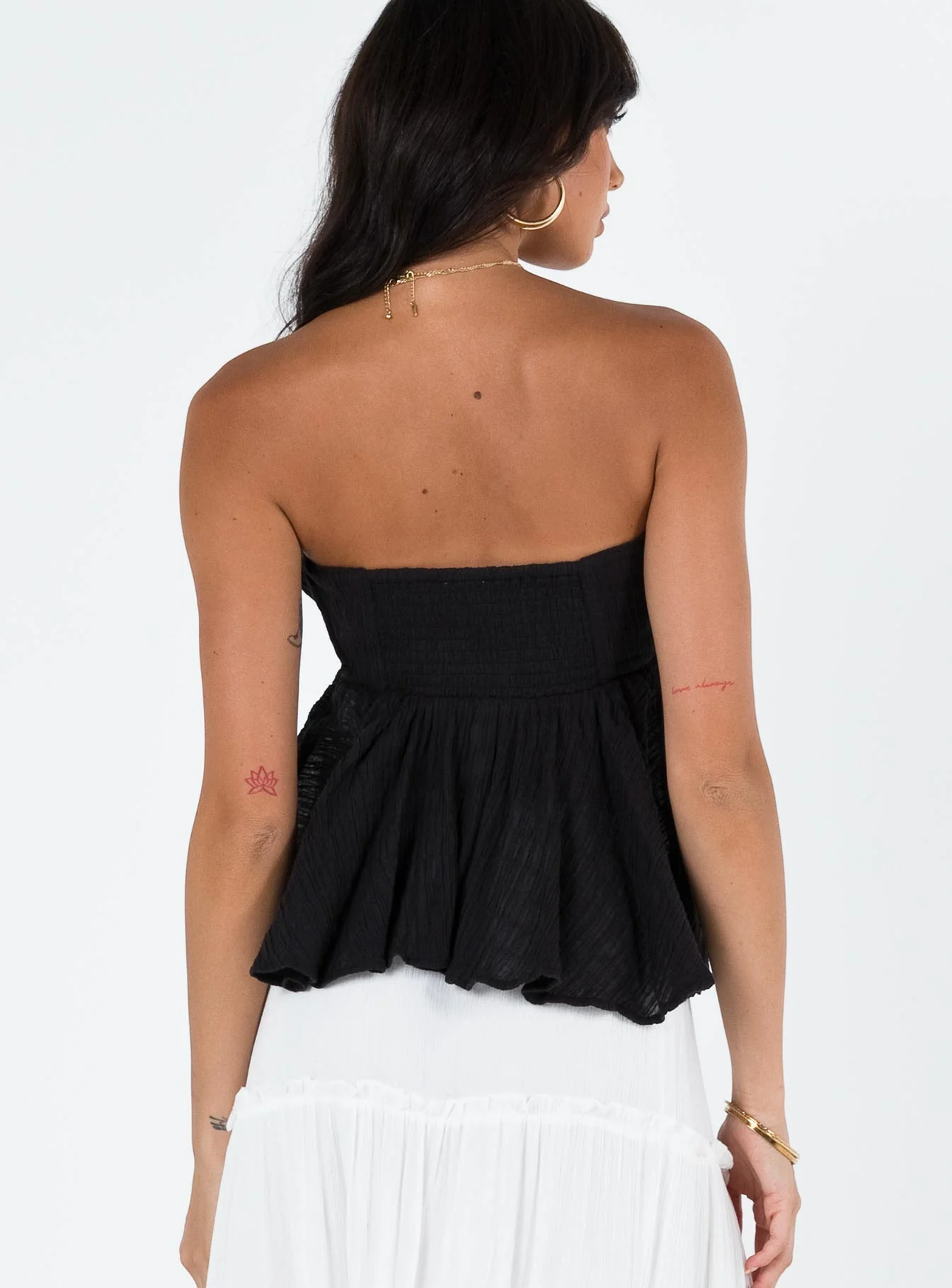 Long Summer Nights Top Black Low Impact - Image 6