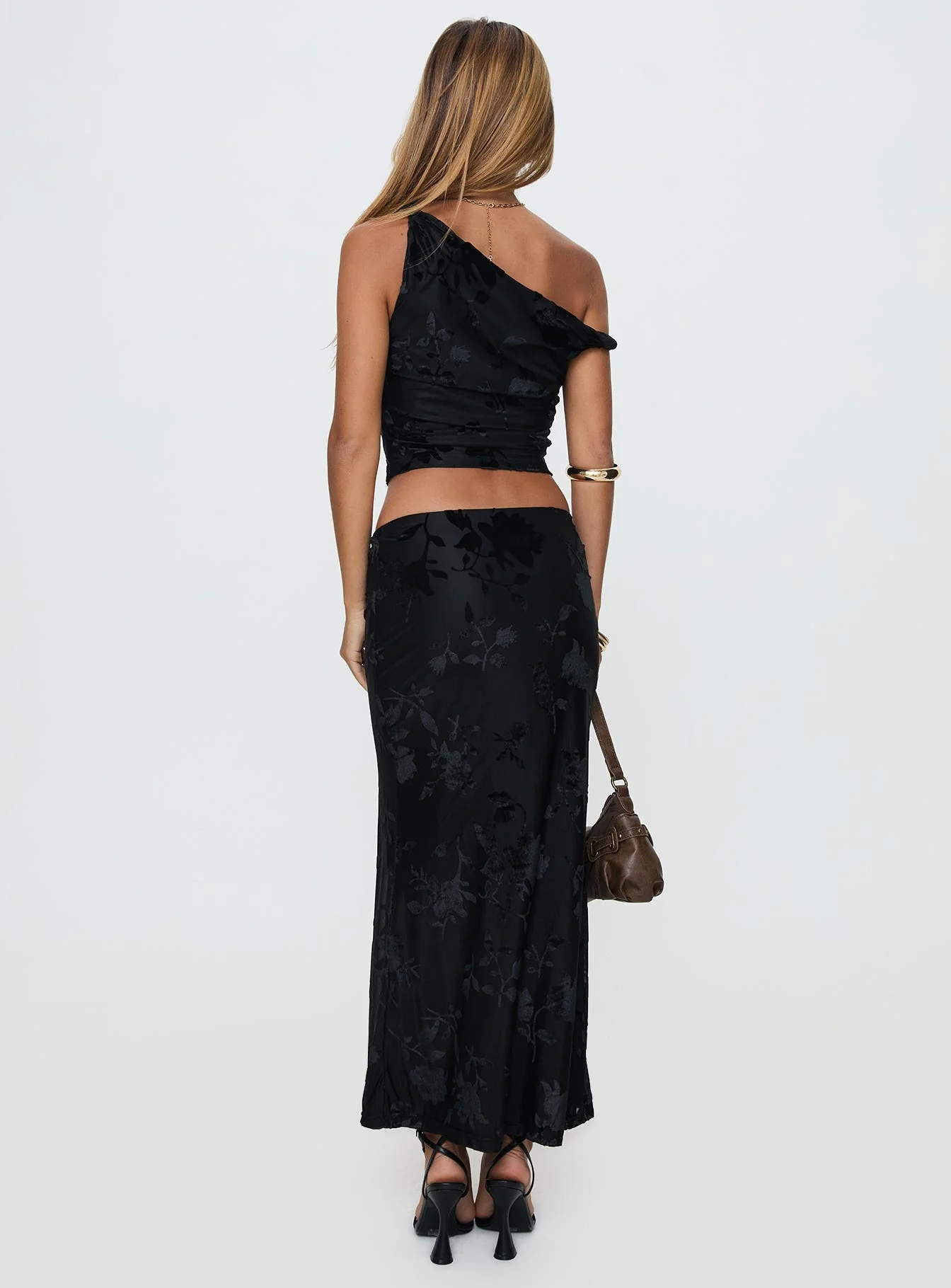 Look At You Go Asymmetrical Set Black - Image 5