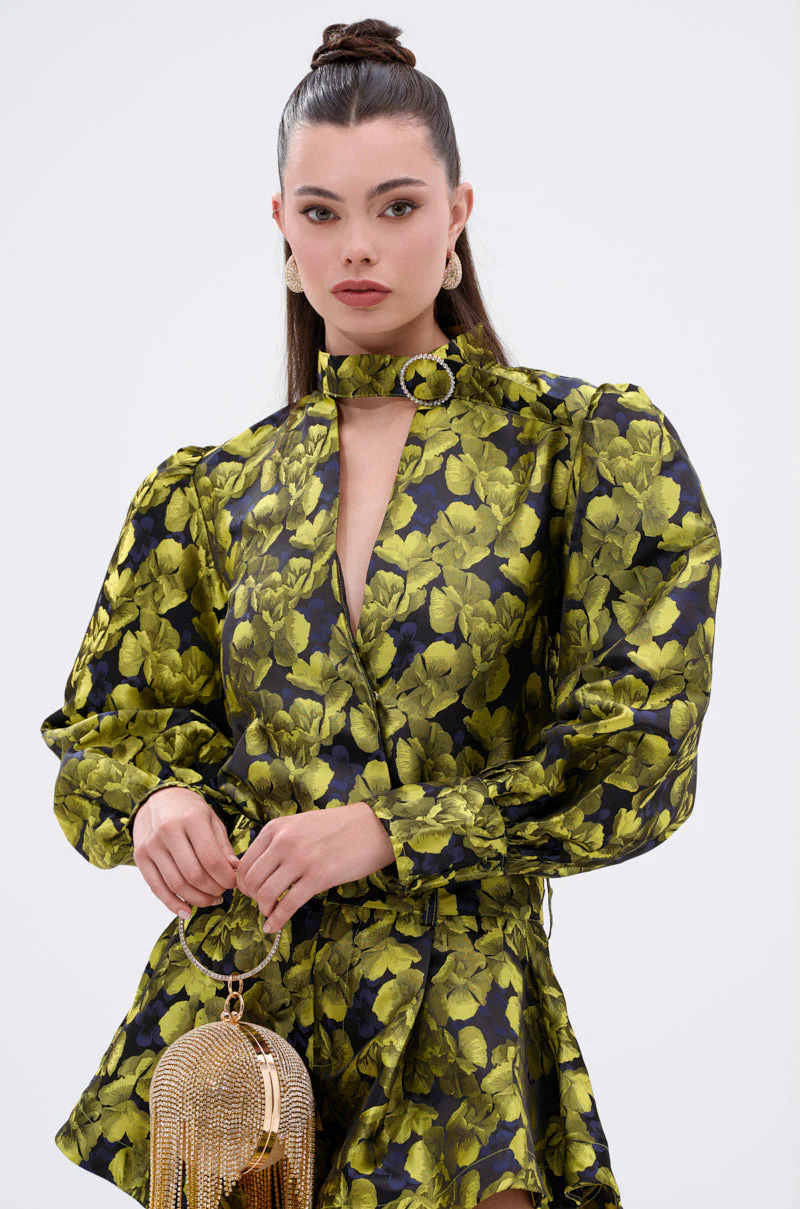 LOOK THIS WAY FLORAL BODYSUIT - Image 2
