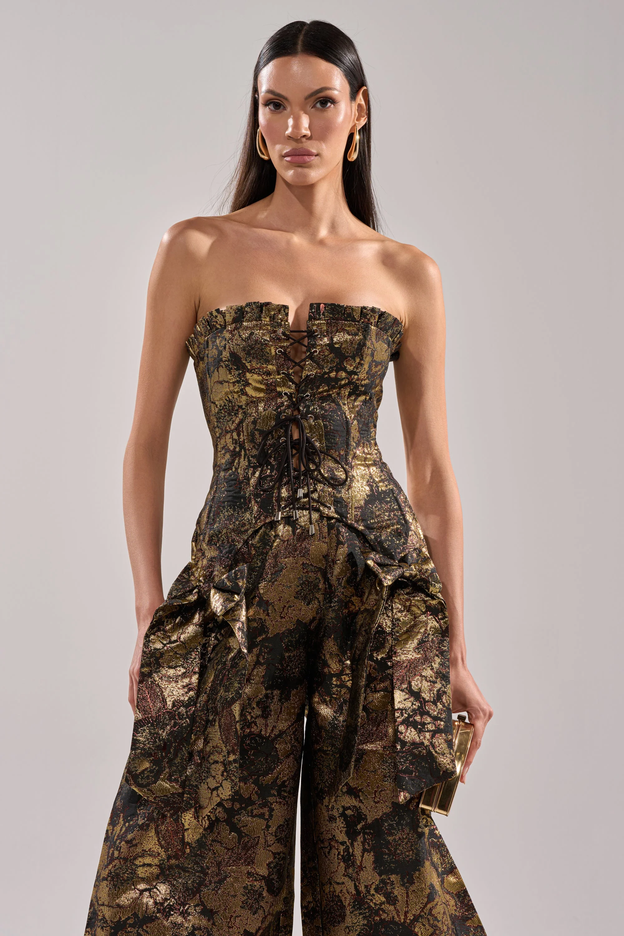 LOTUS BROCADE CORSET - Image 2