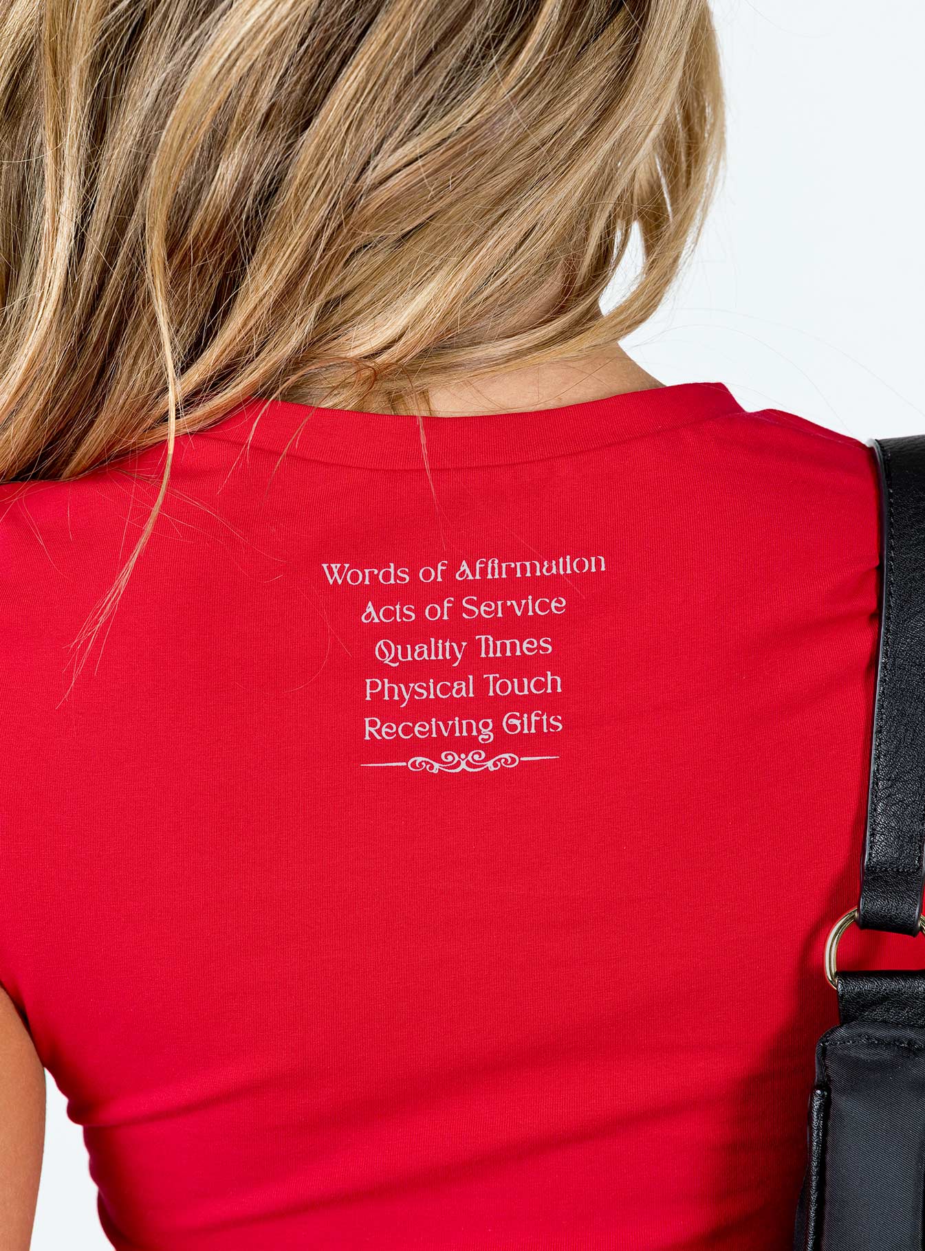 Love Language Tee Red - Image 9