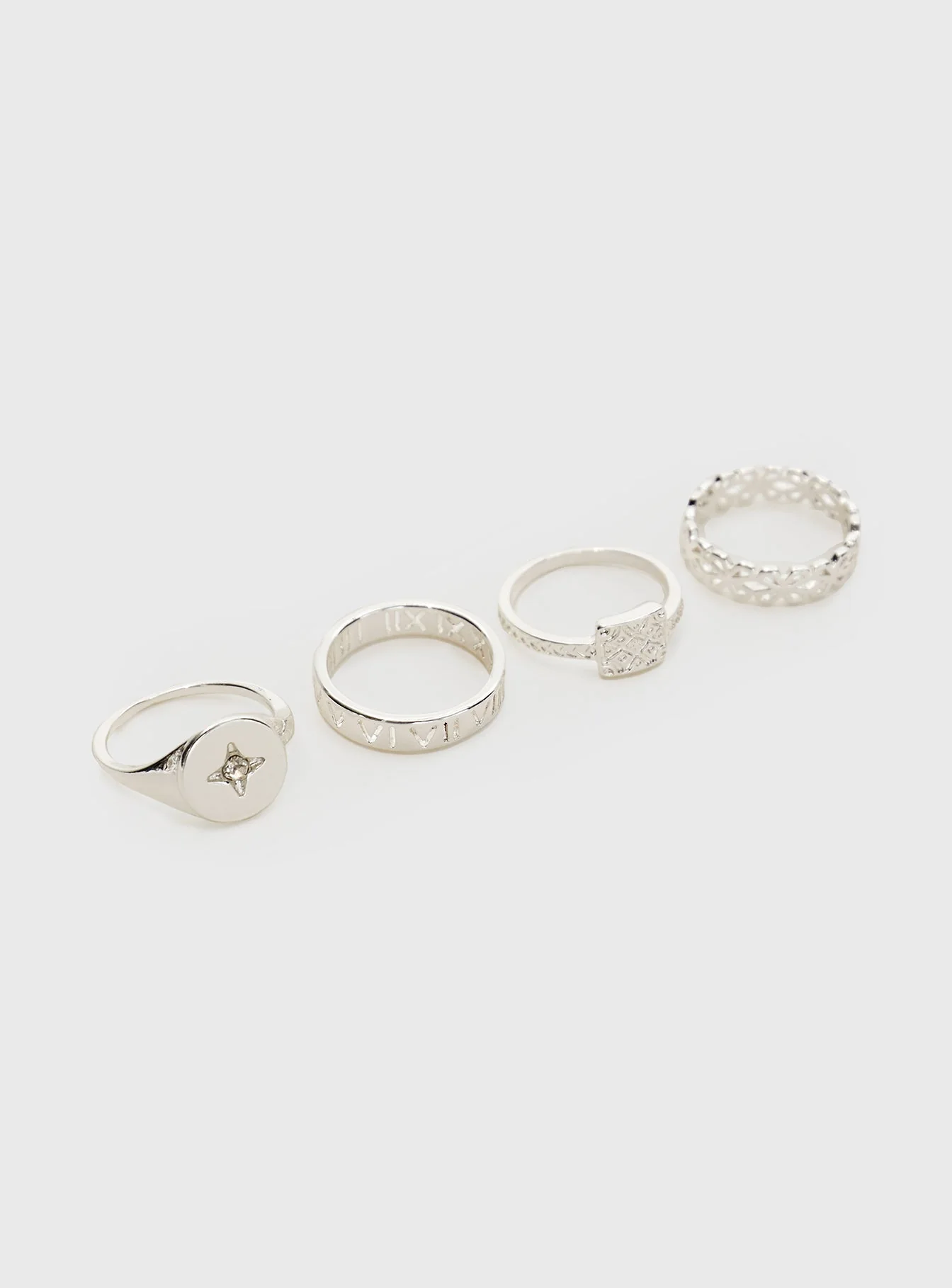 Love Parade Ring Set Silver - Image 2