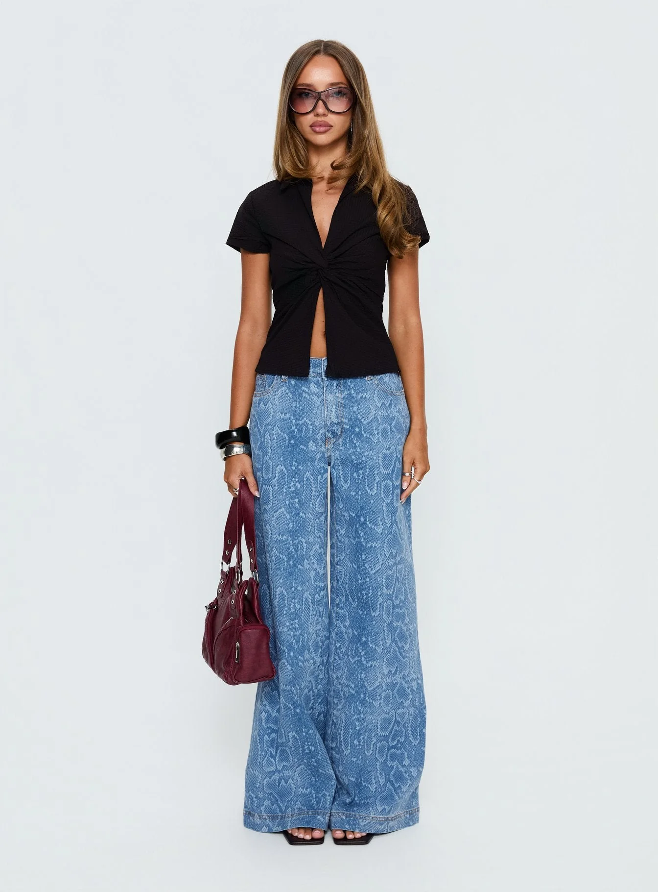 Lover Blues Twist Top Black - Image 7
