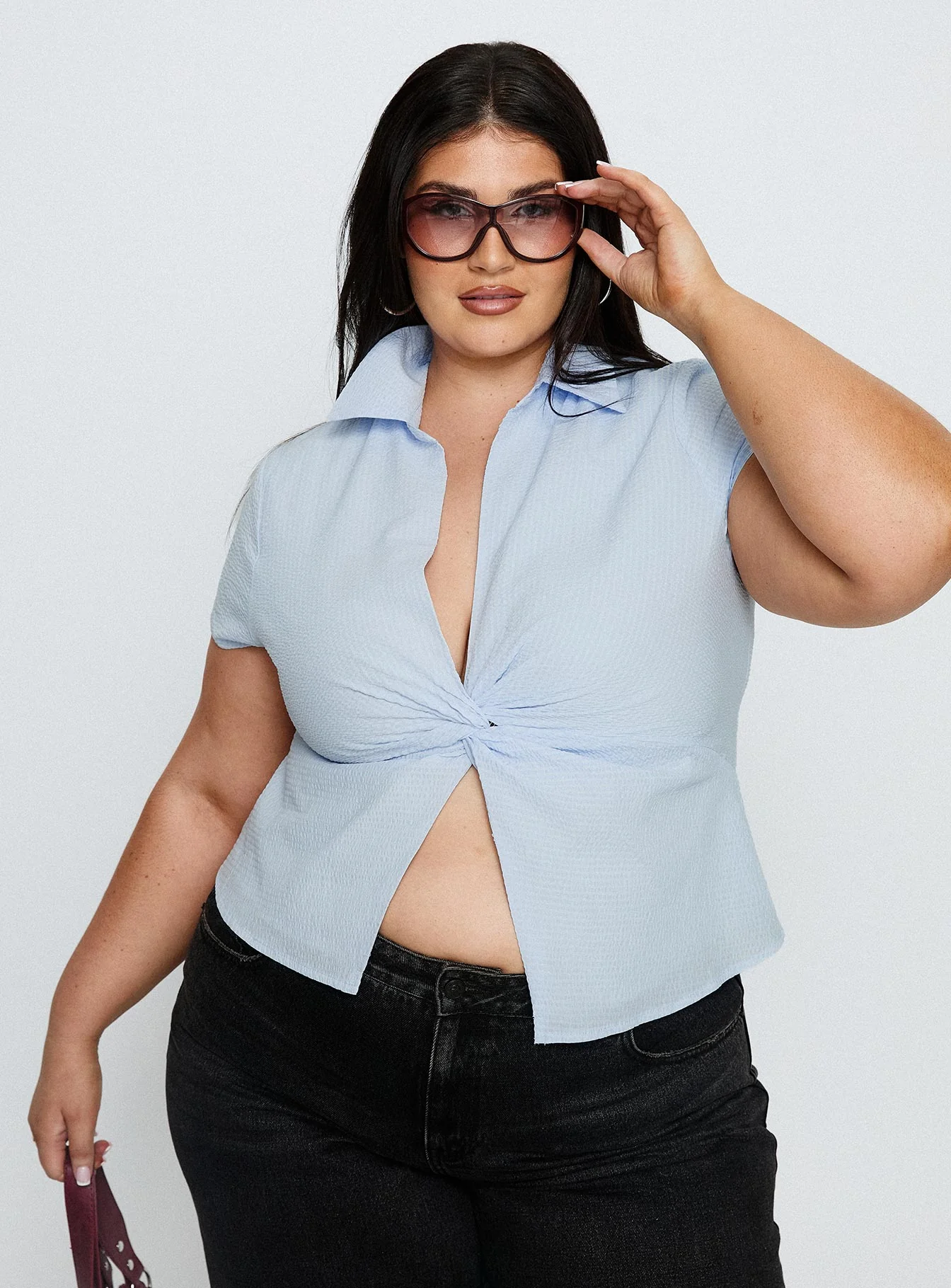 Lover Blues Twist Top Blue Curve - Image 8