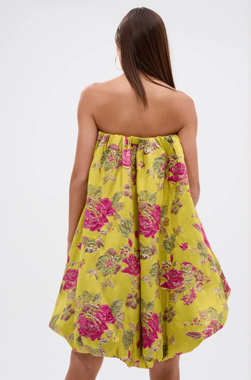 LOVER GIRL BROCADE BUBBLE DRESS - Image 5