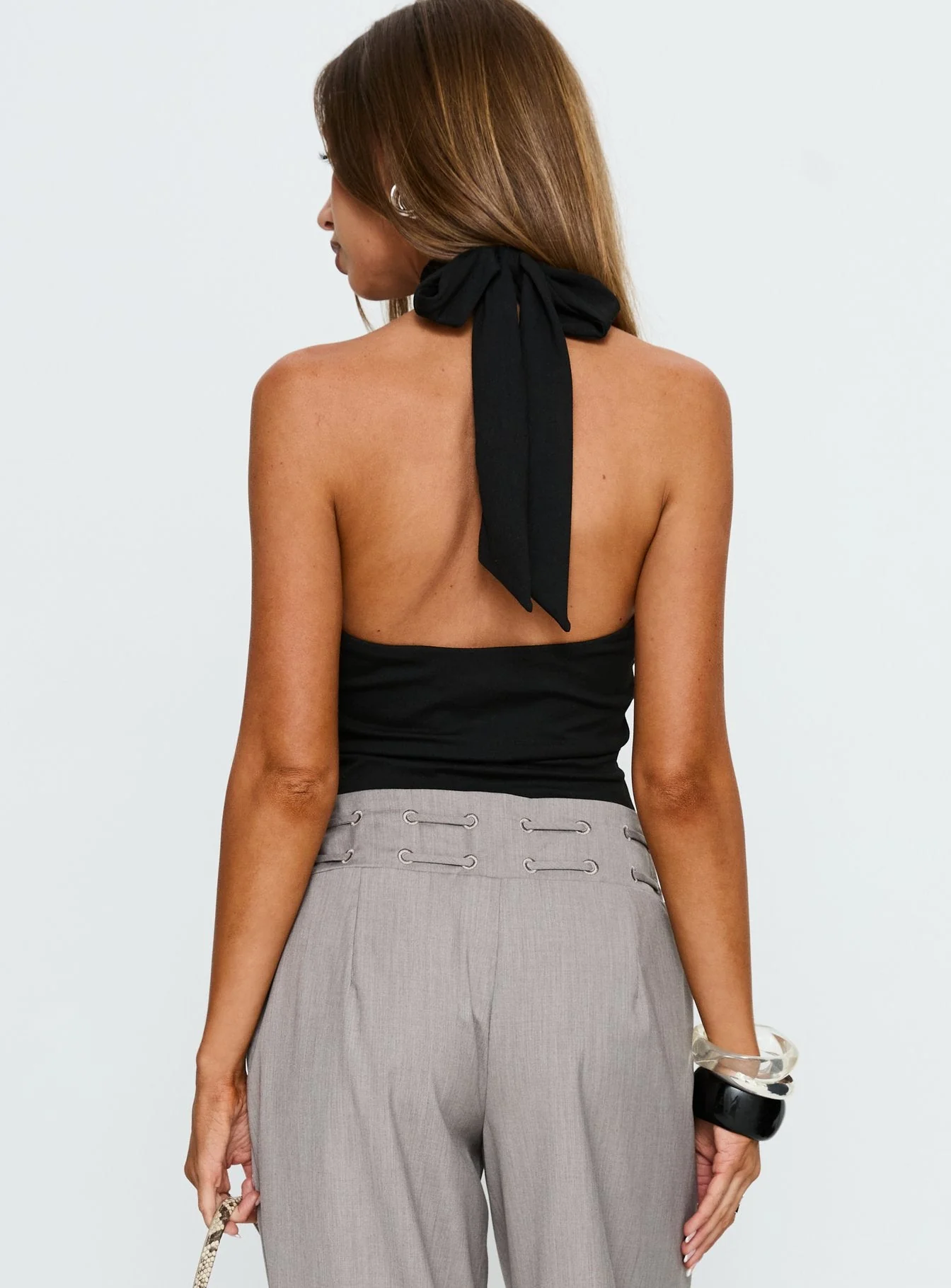 Luanda High Neck Bodysuit Black - Image 5