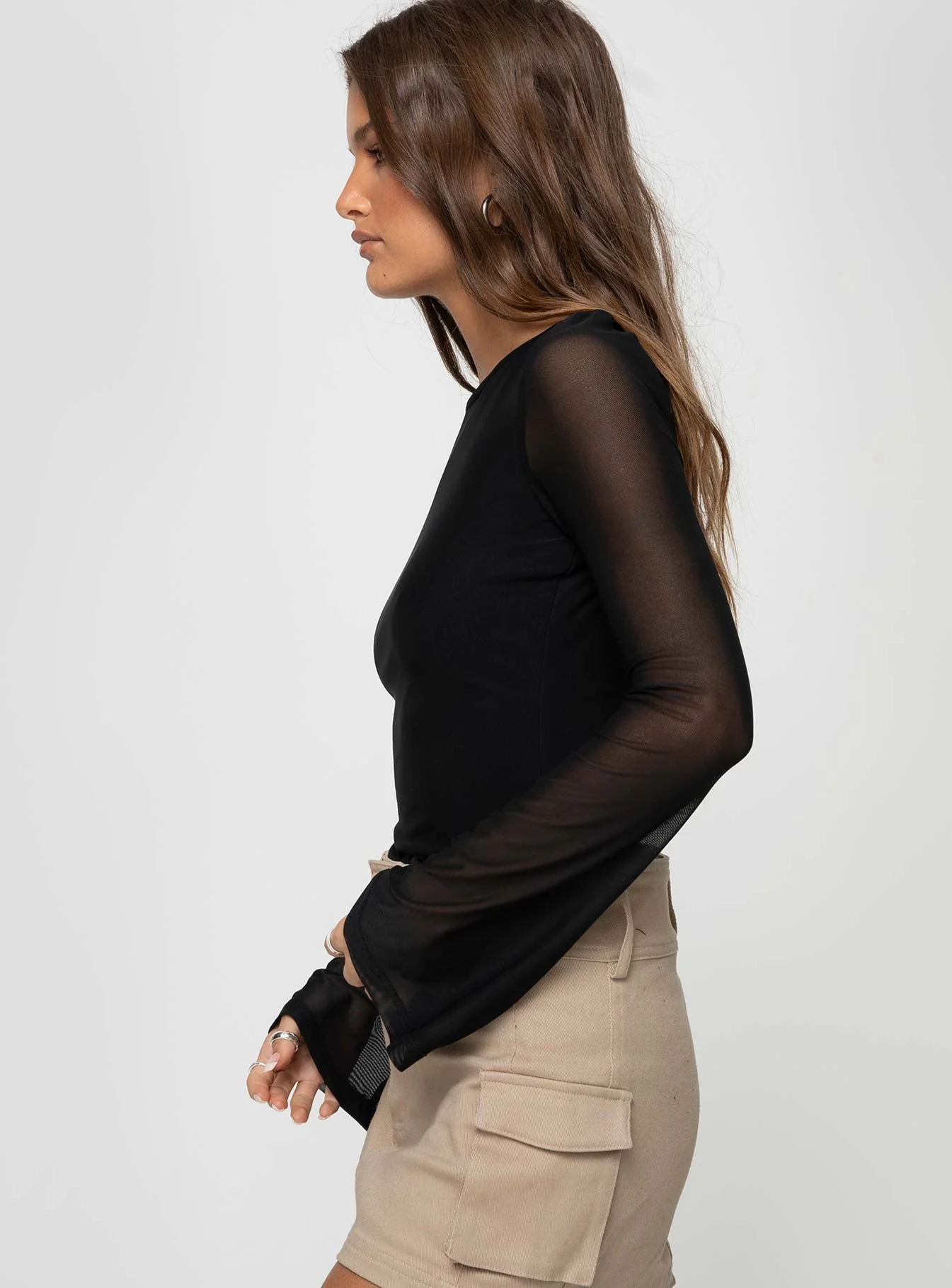 Lukea Long Sleeve Bodysuit Black - Image 3