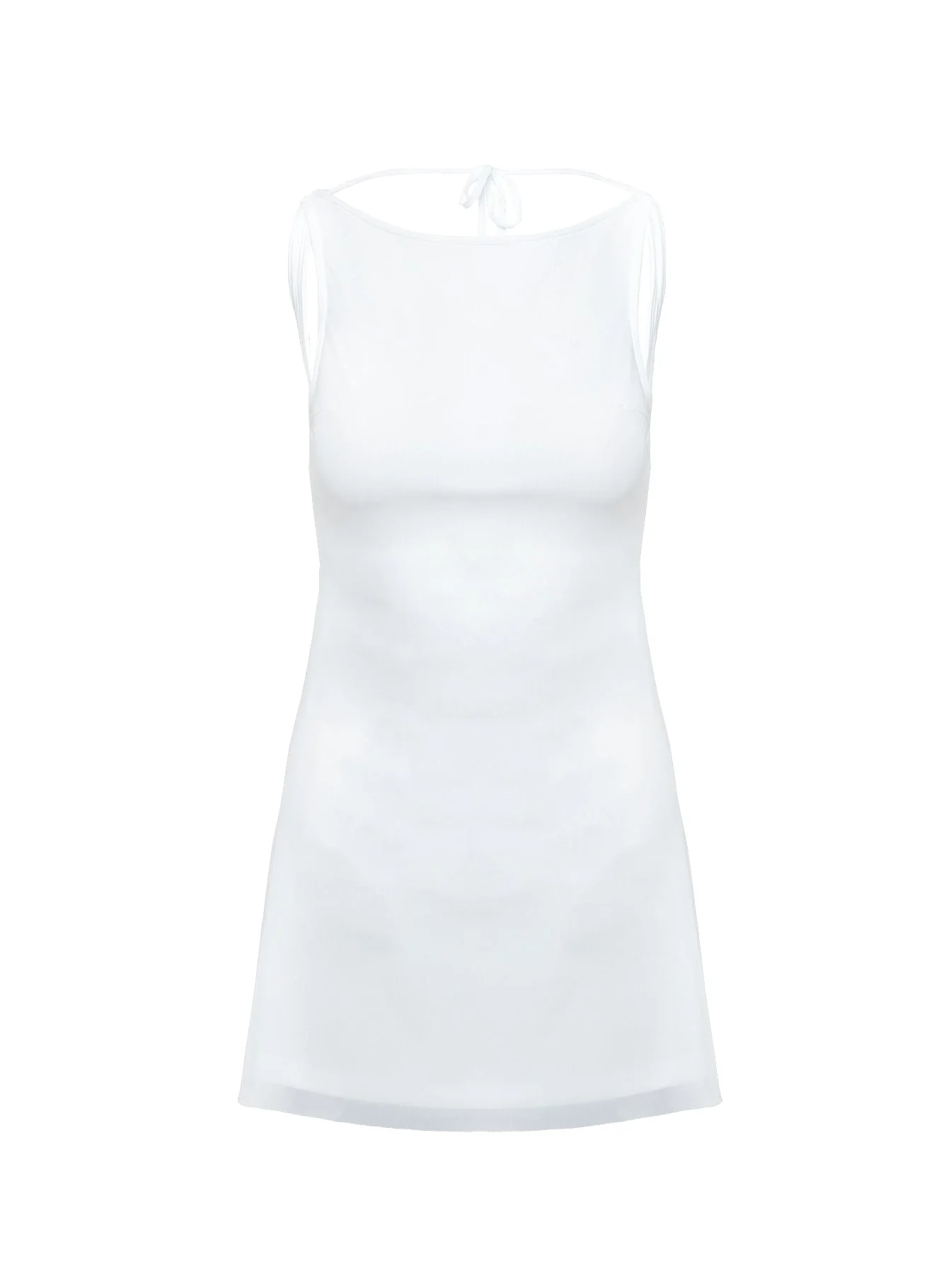 Lukea Sleeveless Mini Dress White - Image 5