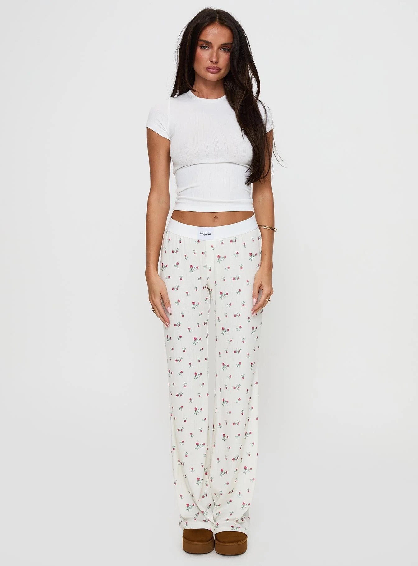 Lullabies Pointelle Sleep Pant Yellow - Image 7
