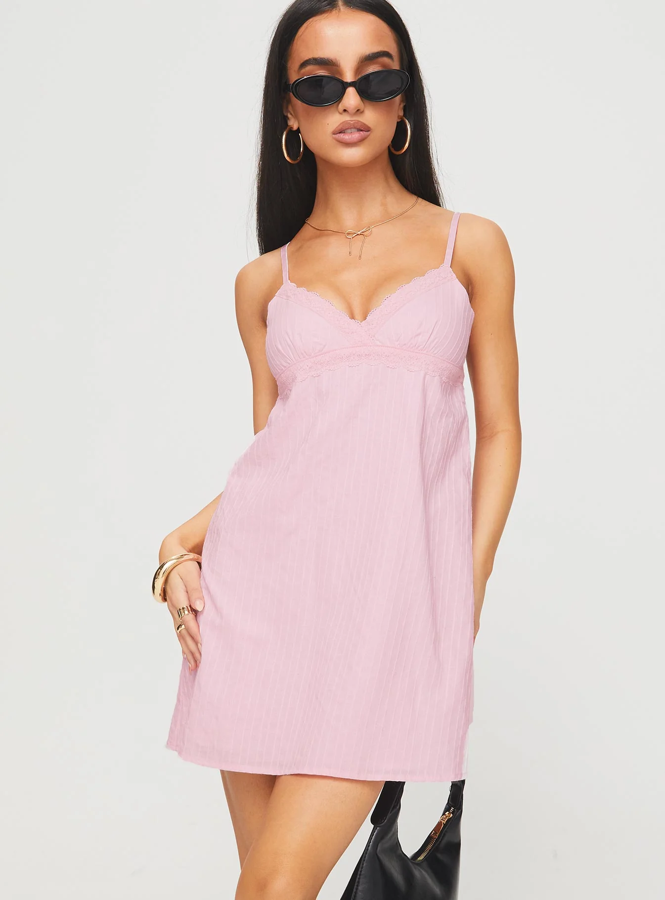 Lunya Mini Dress Pink - Image 2