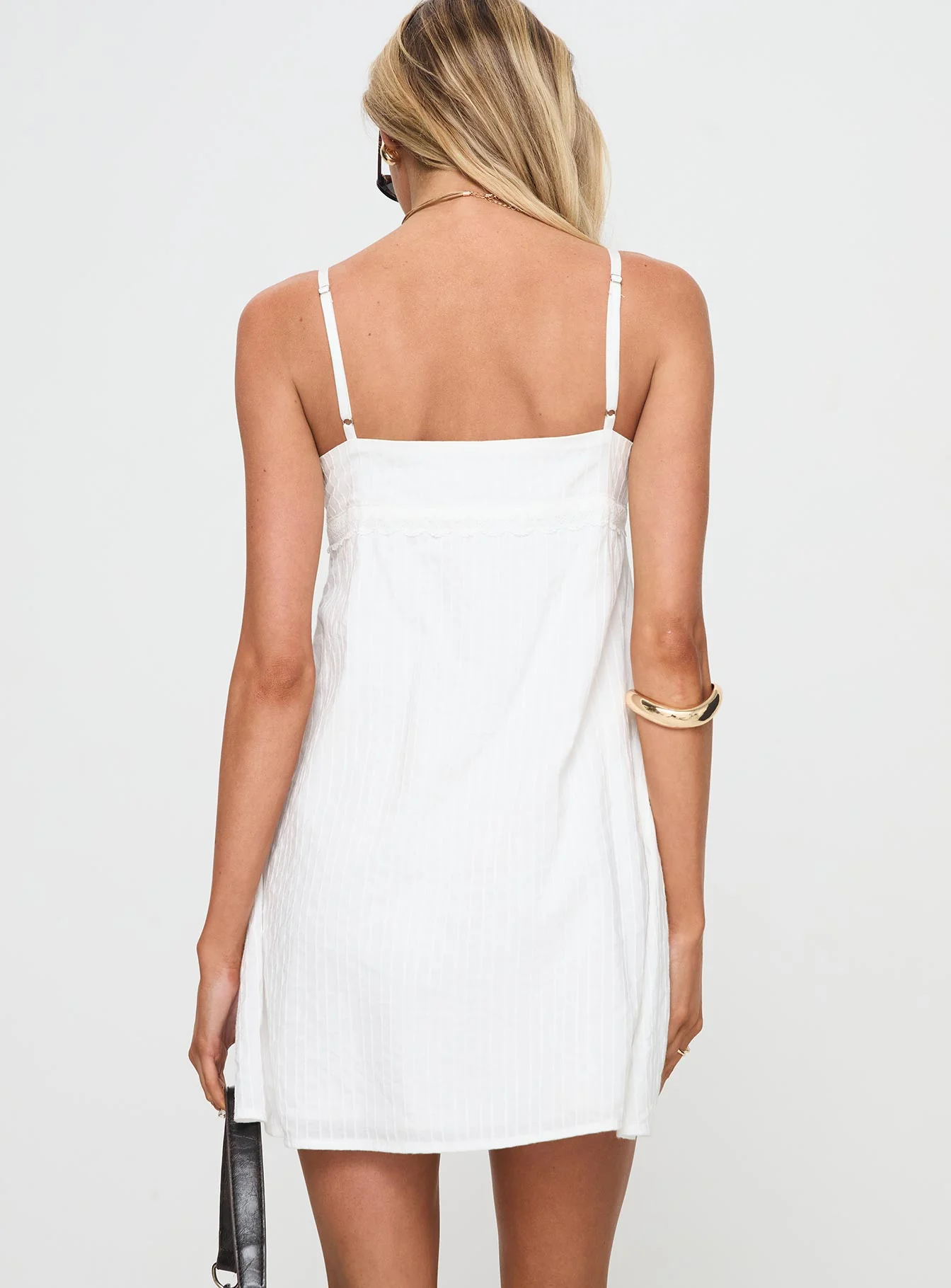 Lunya Mini Dress White - Image 5