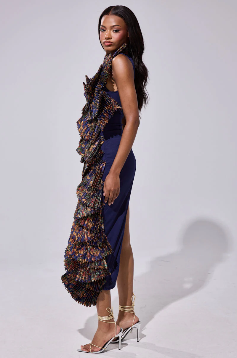 LUST FOR LIFE ASYMMETRICAL BROCADE TOP - Image 5
