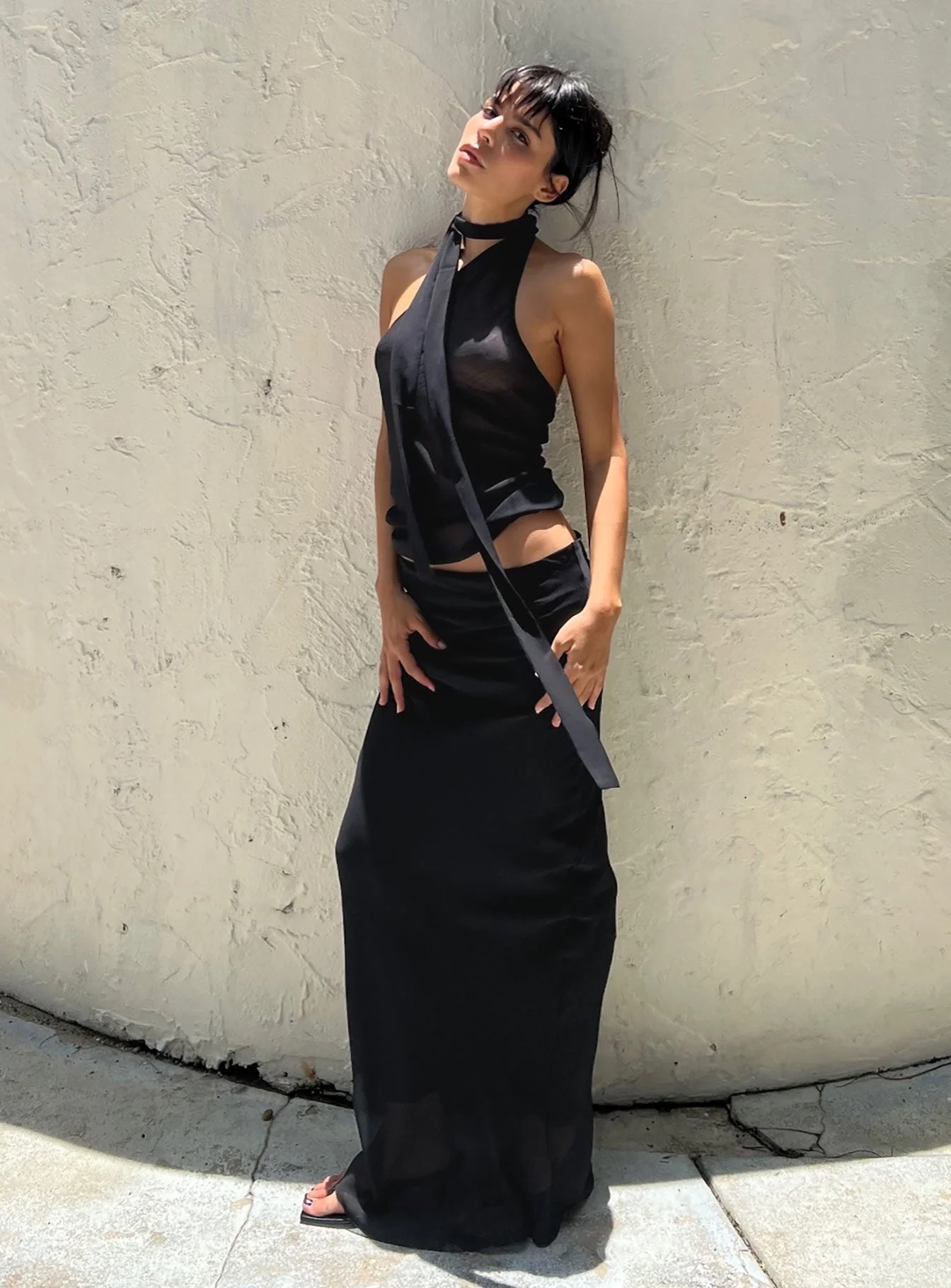 Lux Tie Top Black - Image 3
