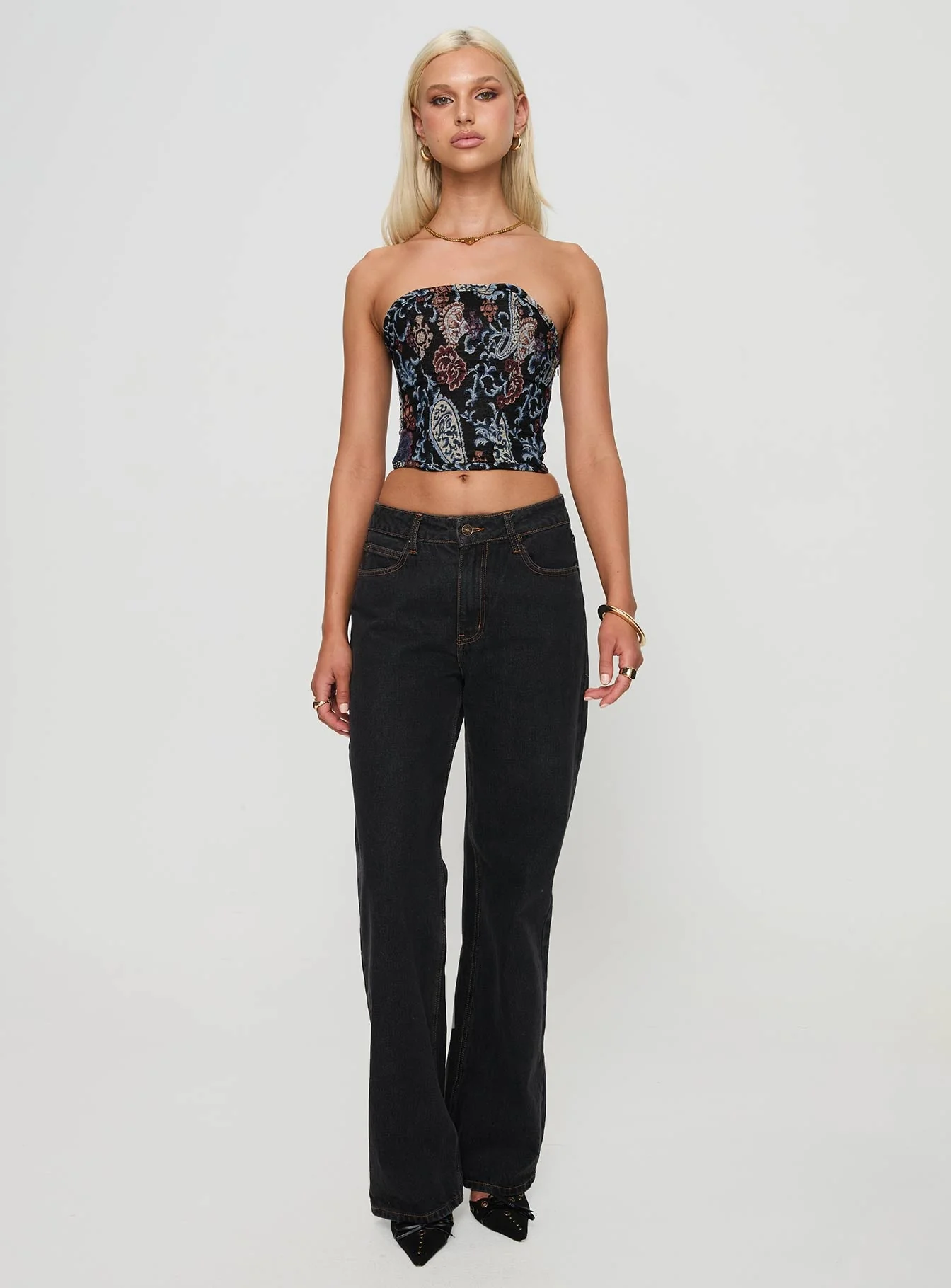 Lyrae Strapless Top Multi - Image 3