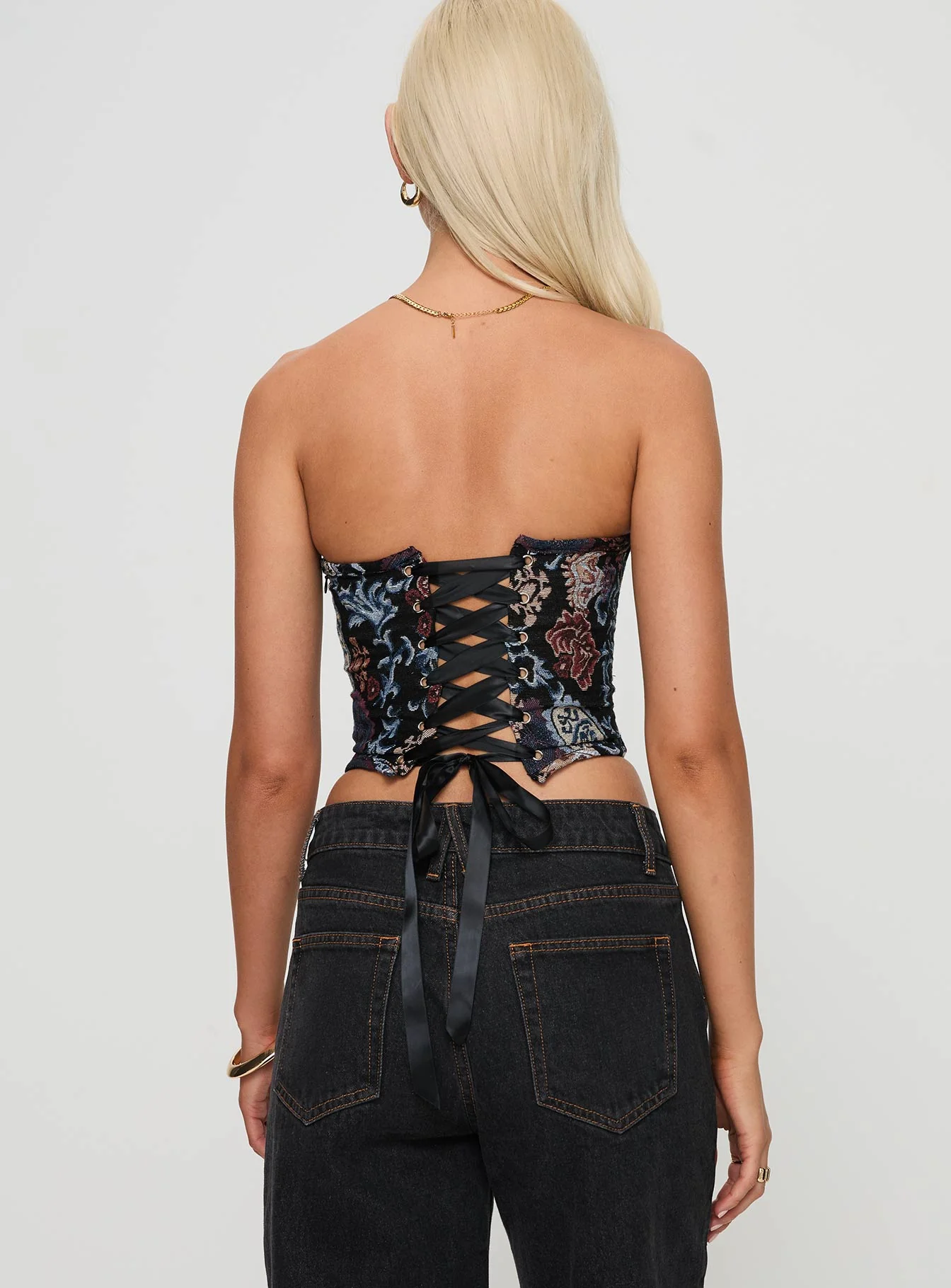 Lyrae Strapless Top Multi - Image 5