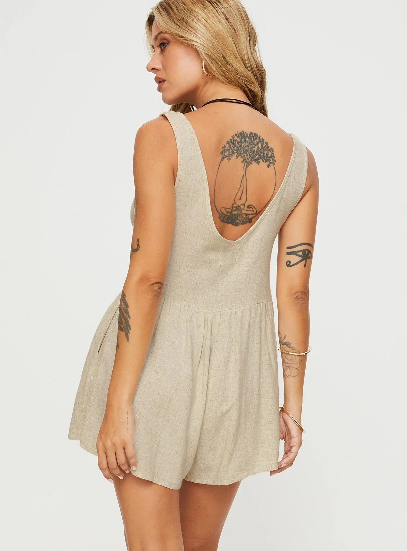 Mackellar Romper Beige - Image 4