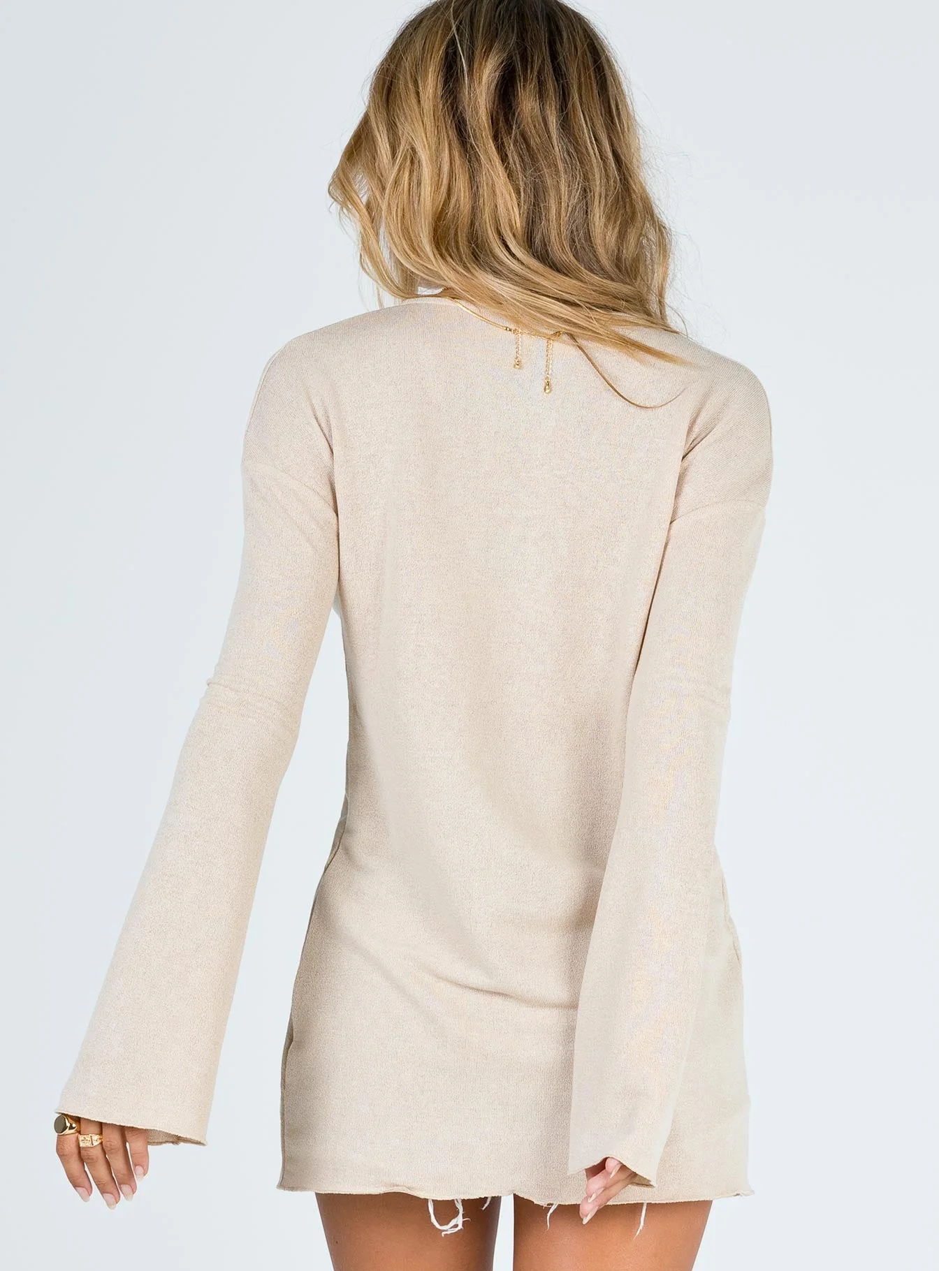 Macy Cardigan Beige - Image 8