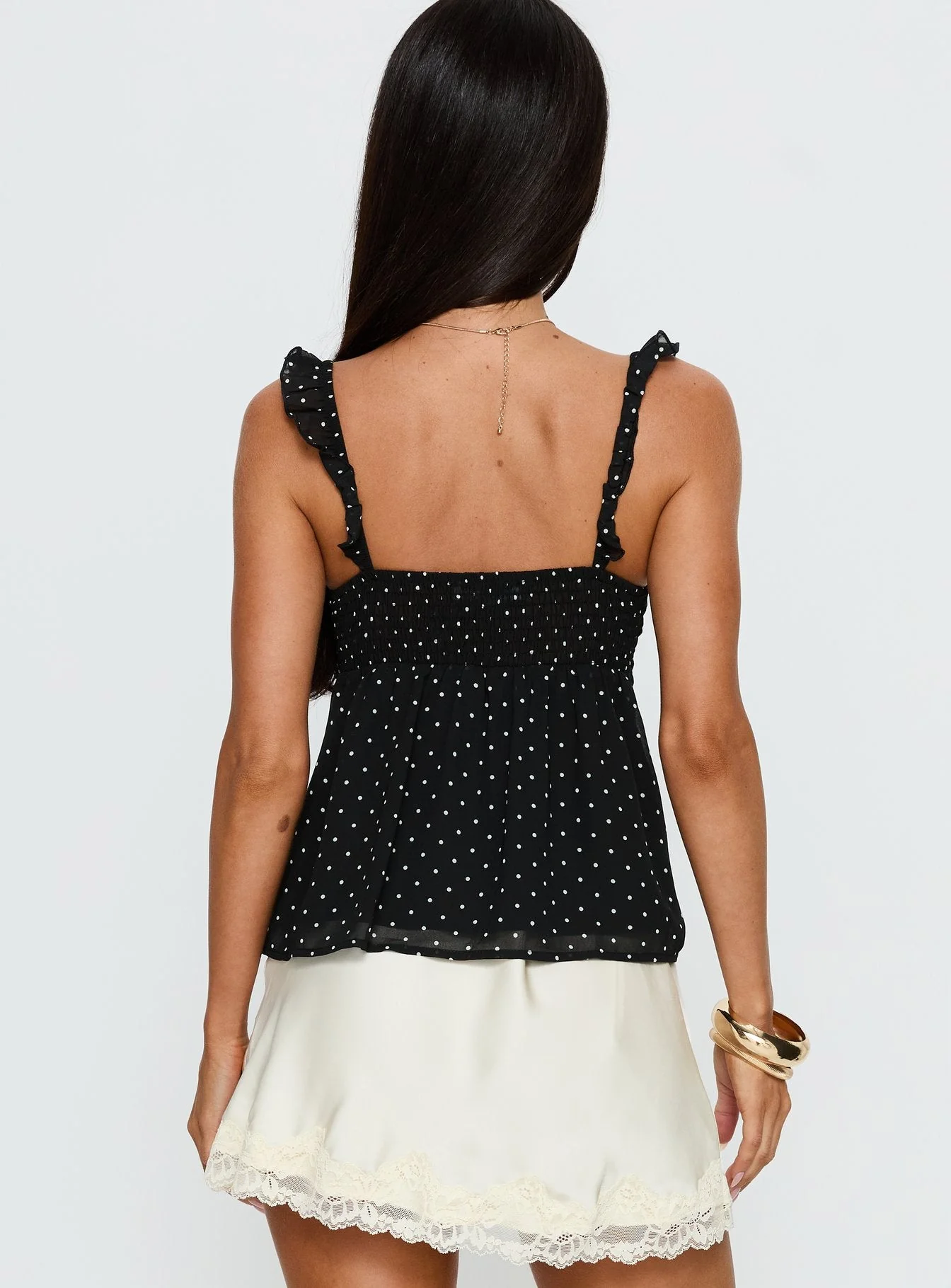 Madaleine Top Black Polka - Image 5