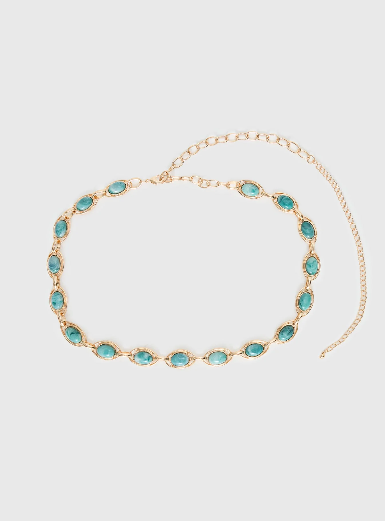 Made For Me Belt Gold / Aqua - Image 2