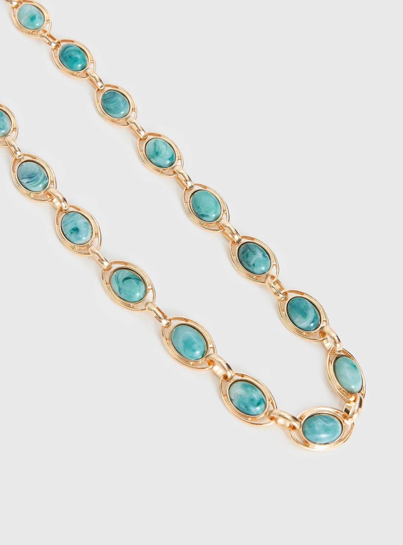 Made For Me Belt Gold / Aqua - Image 3