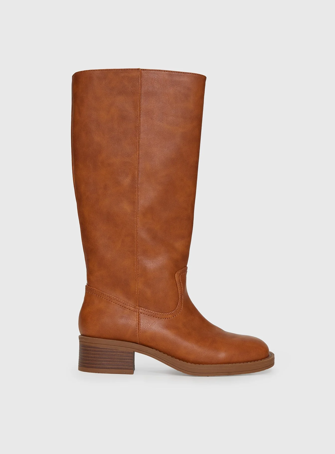Madisson Knee High Boots Brown - Image 2