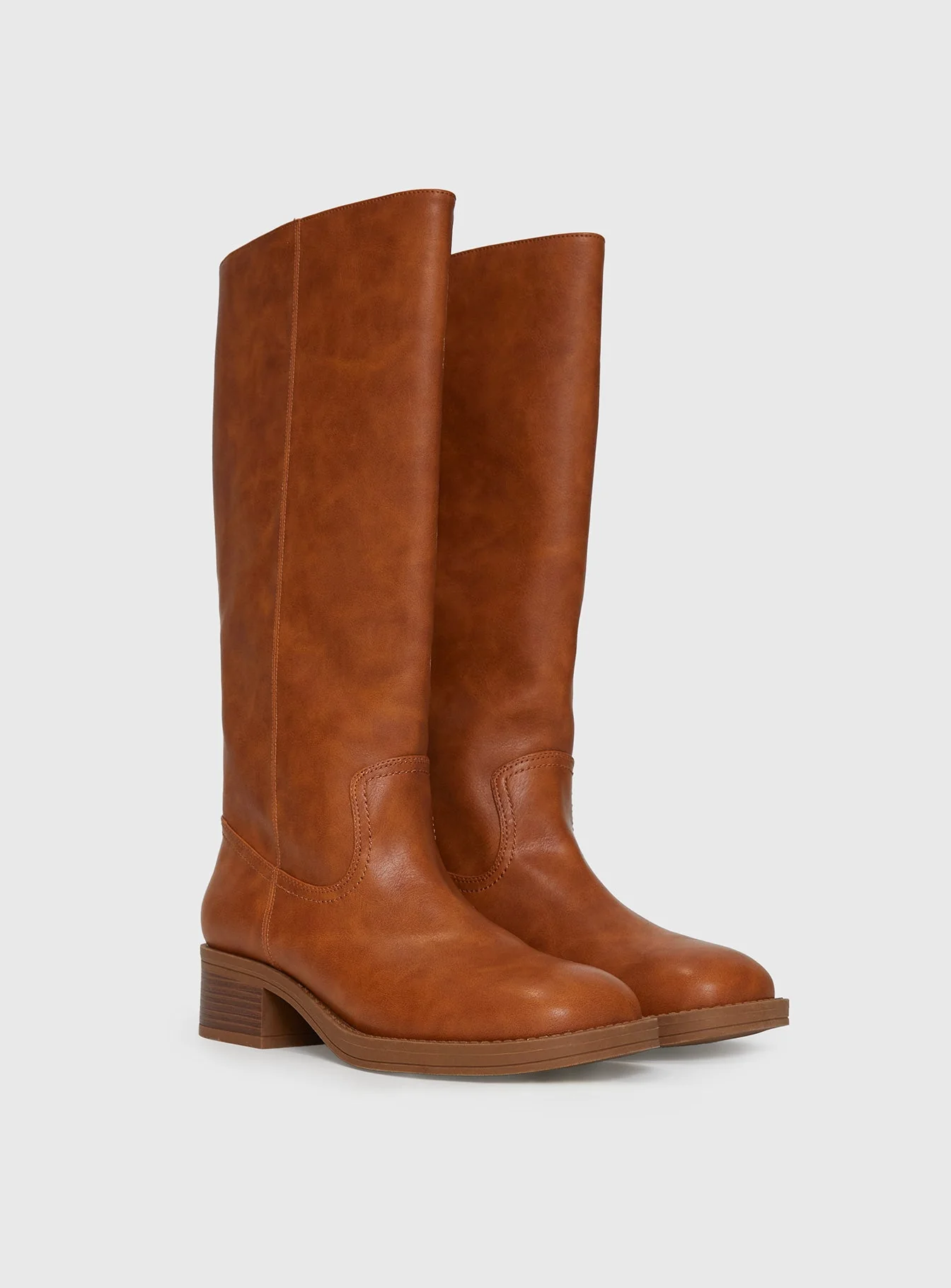 Madisson Knee High Boots Brown - Image 3