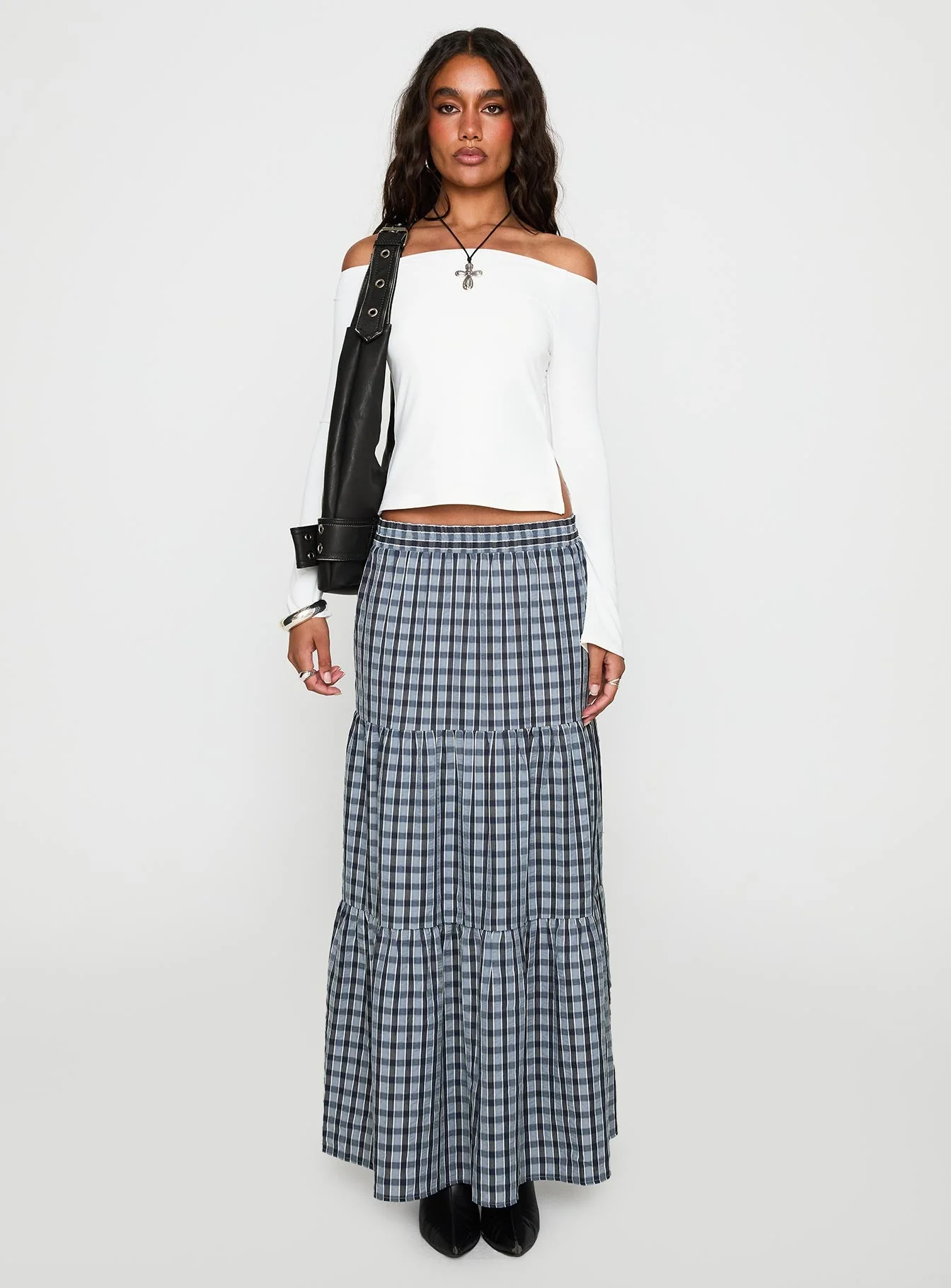 Maestro Off The Shoulder Top White - Image 7