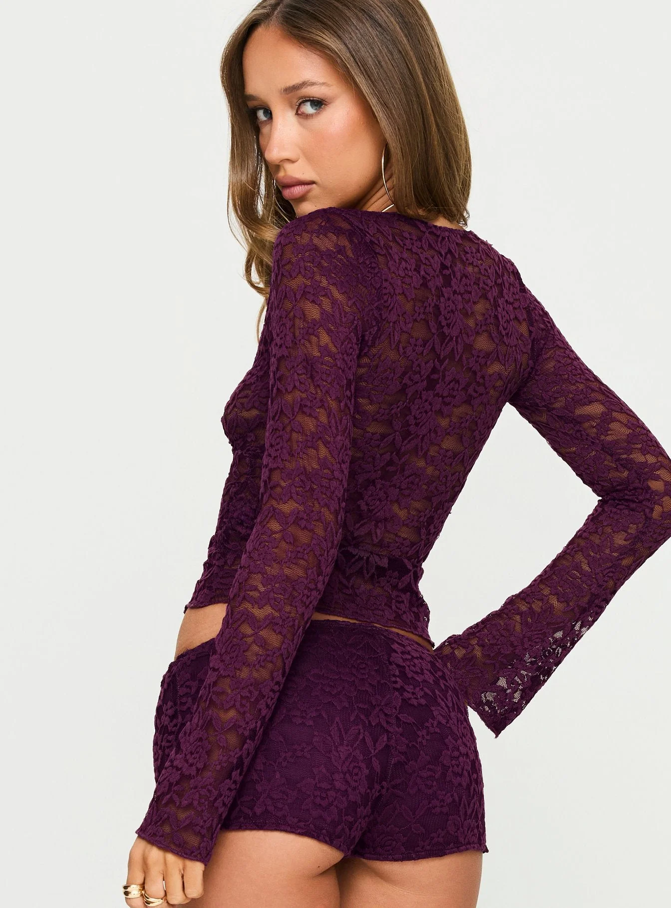 Mahota Top Purple Lace - Image 5