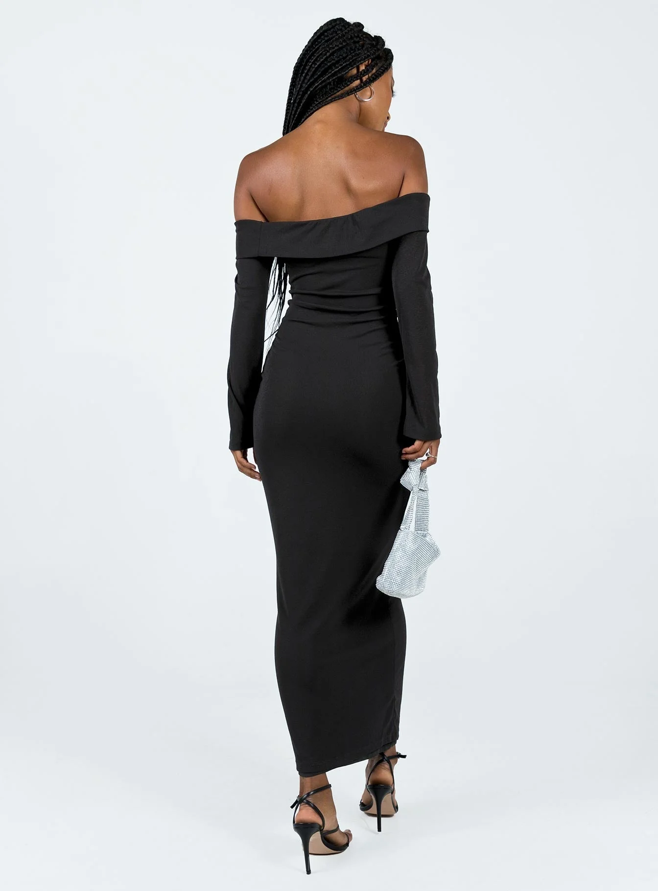 Maida Maxi Dress Black - Image 5
