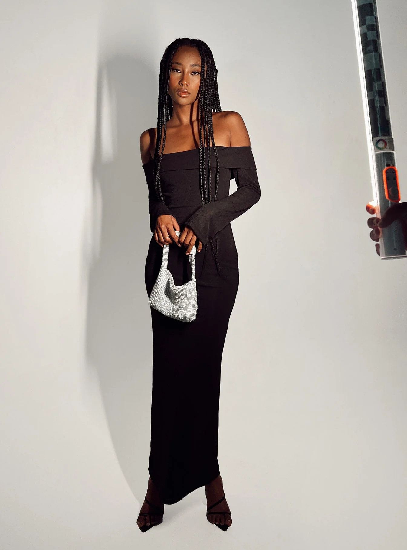 Maida Maxi Dress Black - Image 6