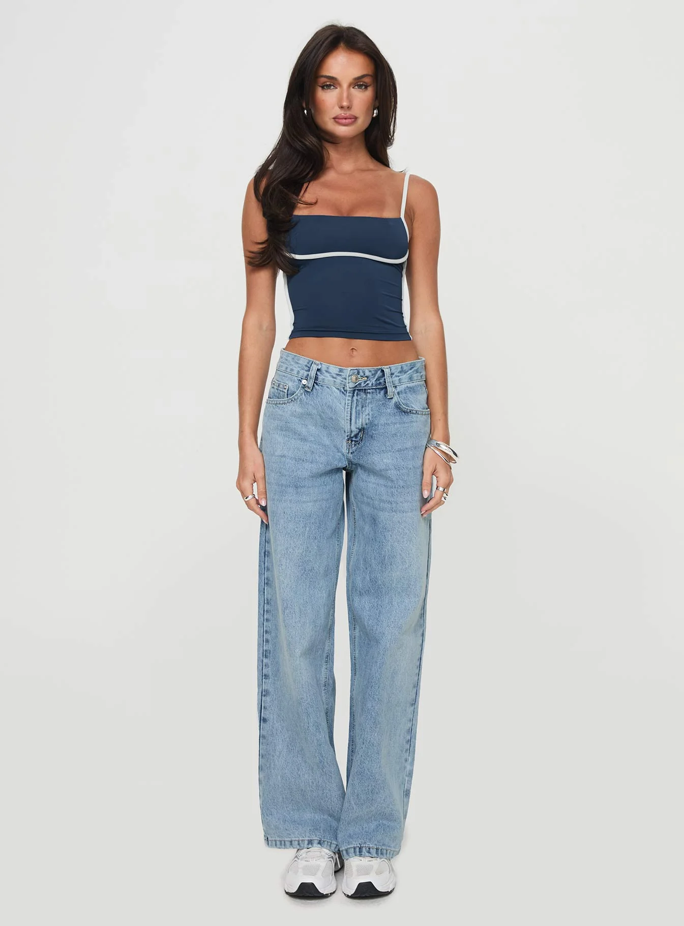 Maidenwell Contrast Top Blue - Image 7