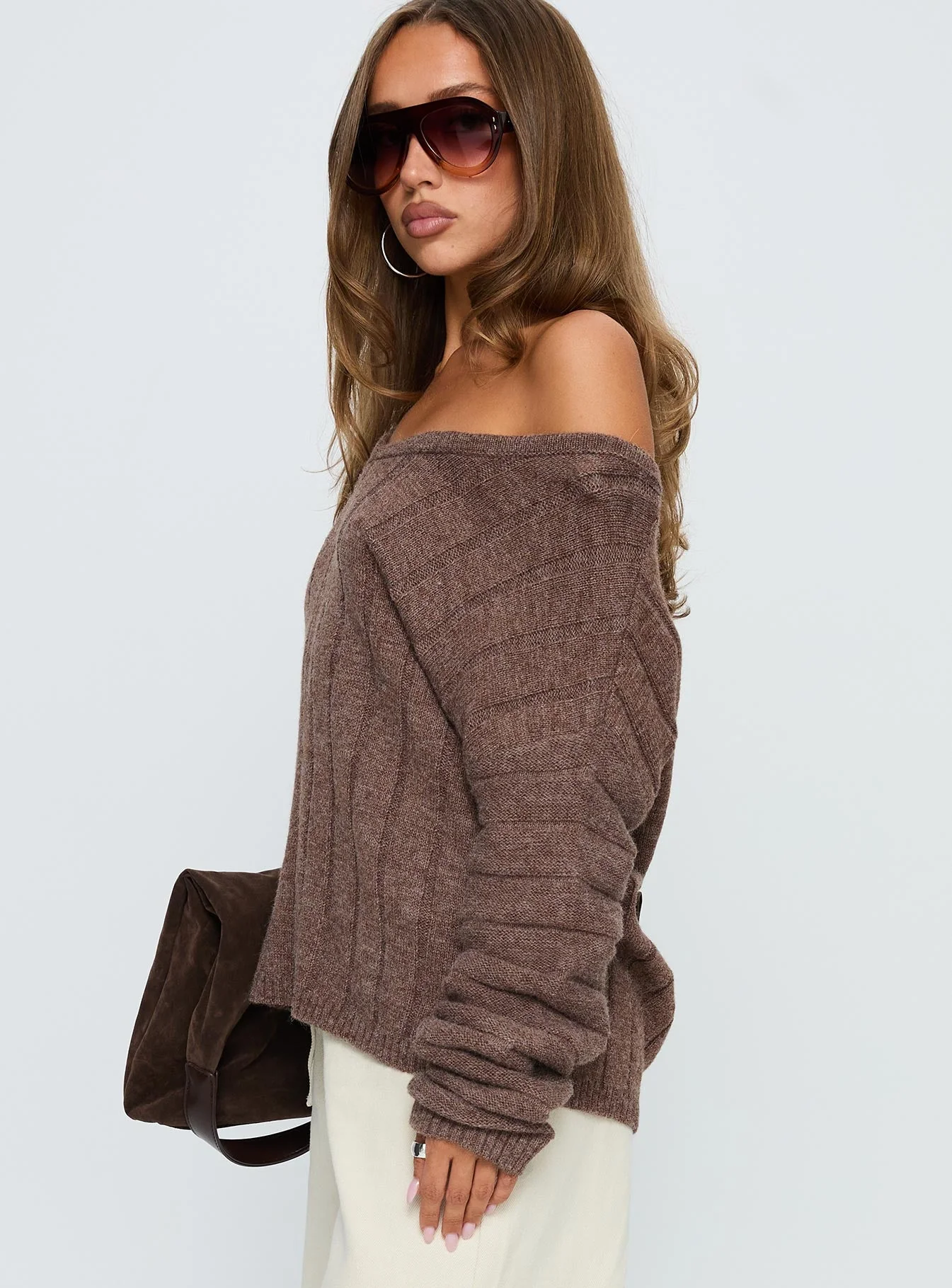 Main Thing Knit Sweater Mocha - Image 4