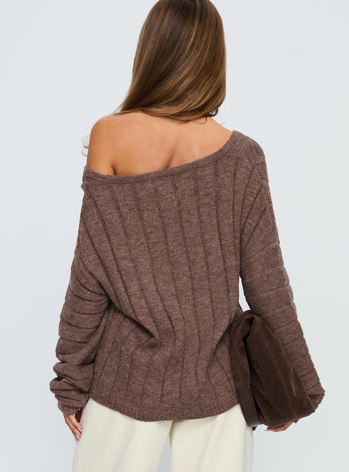 Main Thing Knit Sweater Mocha - Image 5