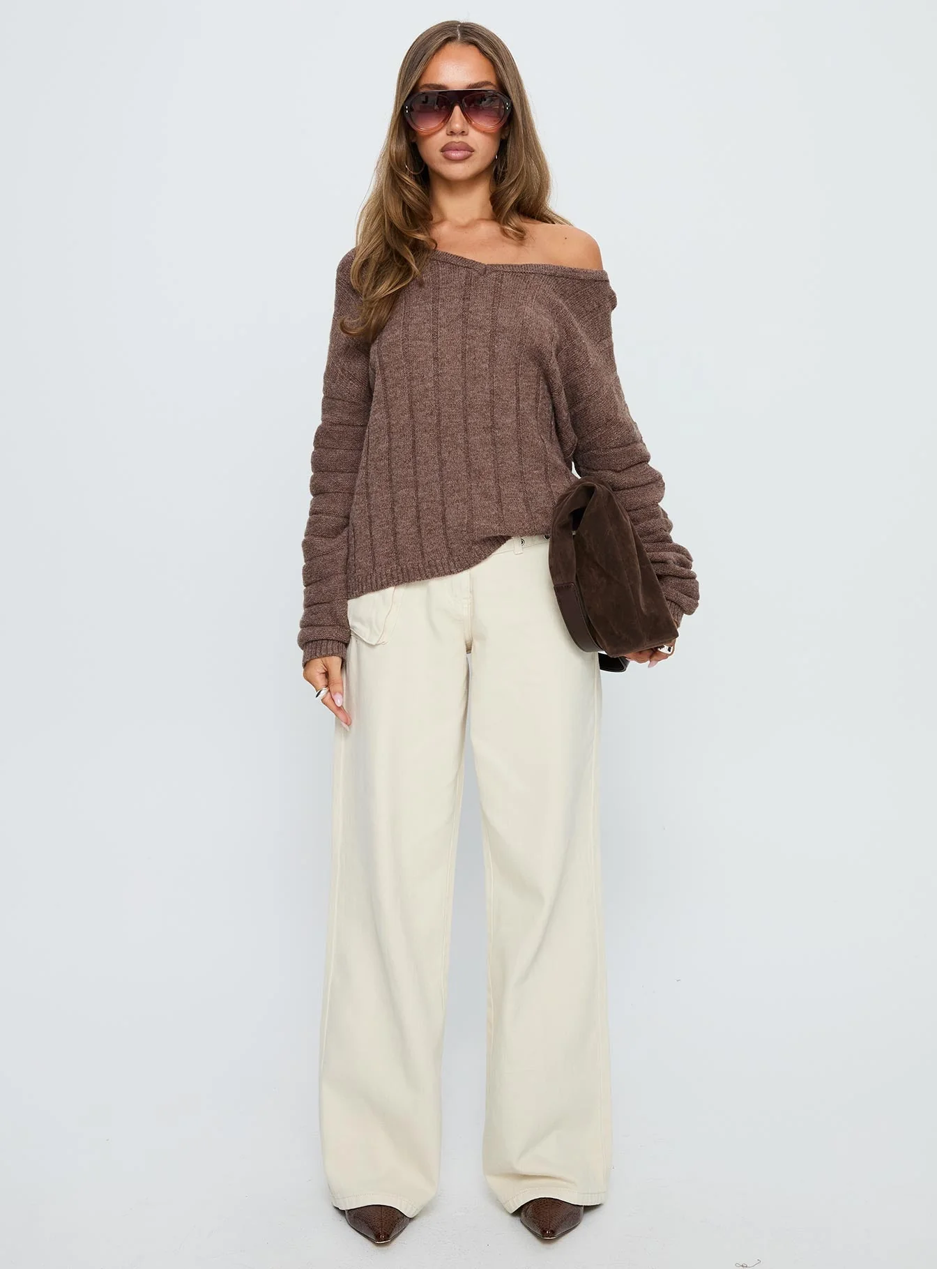 Main Thing Knit Sweater Mocha - Image 7